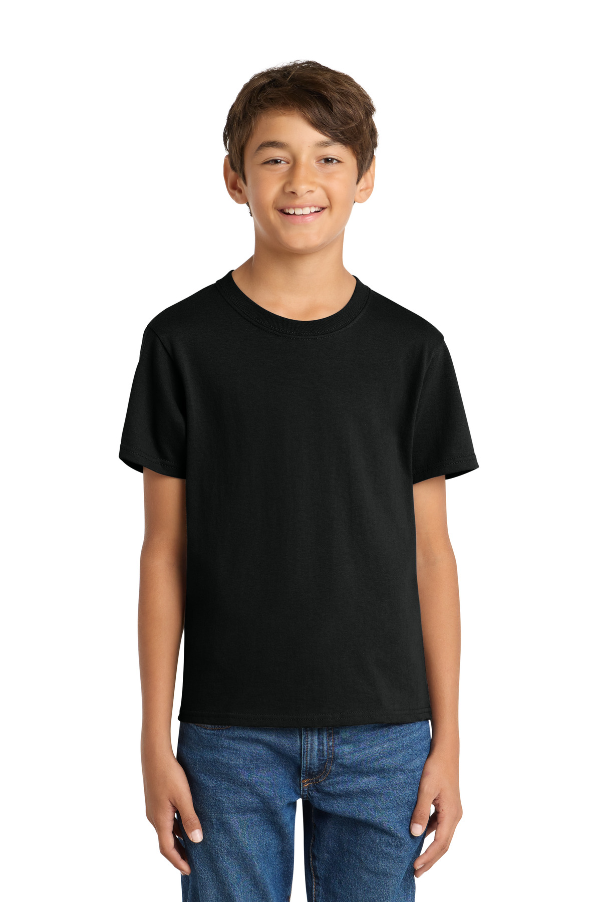 Port & Co ™ Youth Core Cotton Tee. PC54Y - Jet Black
