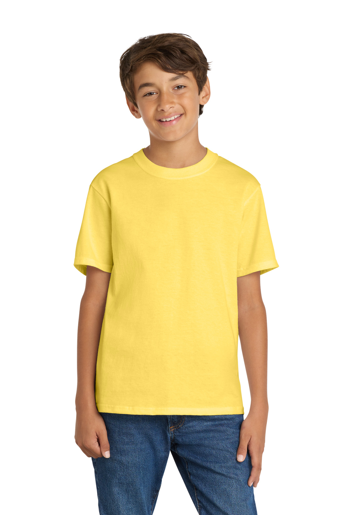 Port & Co ™ Youth Core Cotton Tee. PC54Y - Yellow