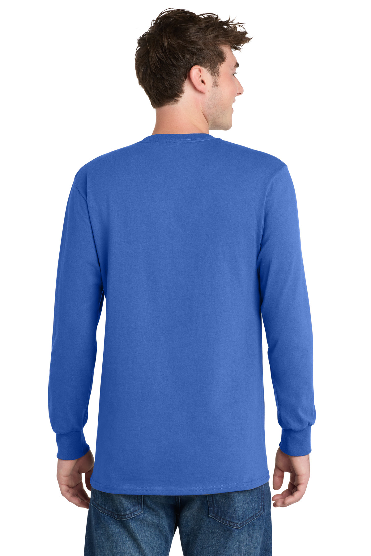 Port & Co Long Sleeve Essential Tee. PC61LS