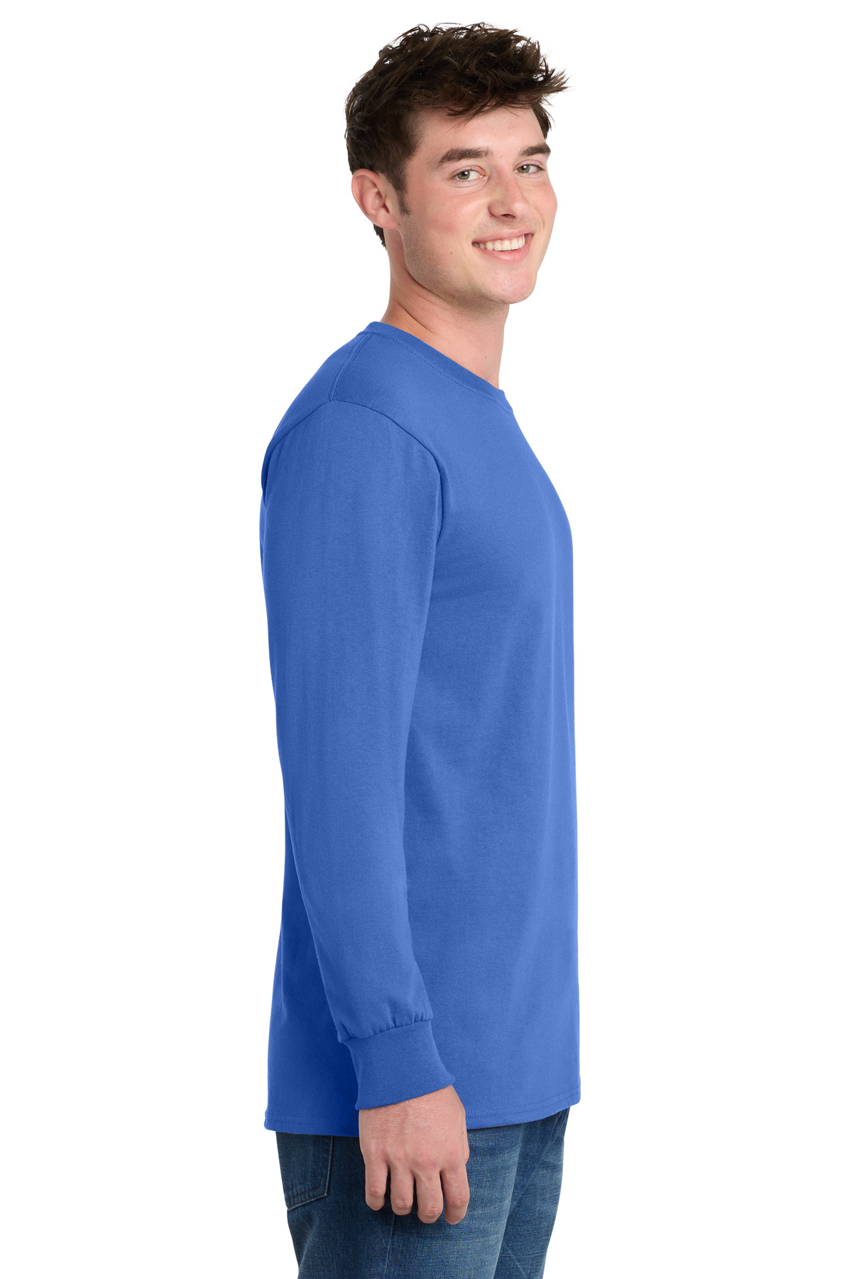 Port & Co Long Sleeve Essential Tee. PC61LS