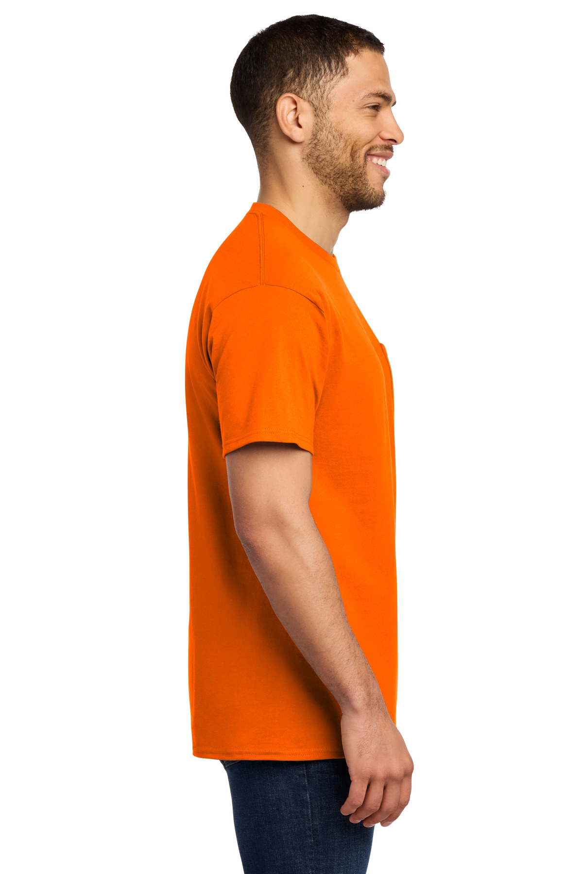 Port & Co Essential Pocket Tee. PC61P
