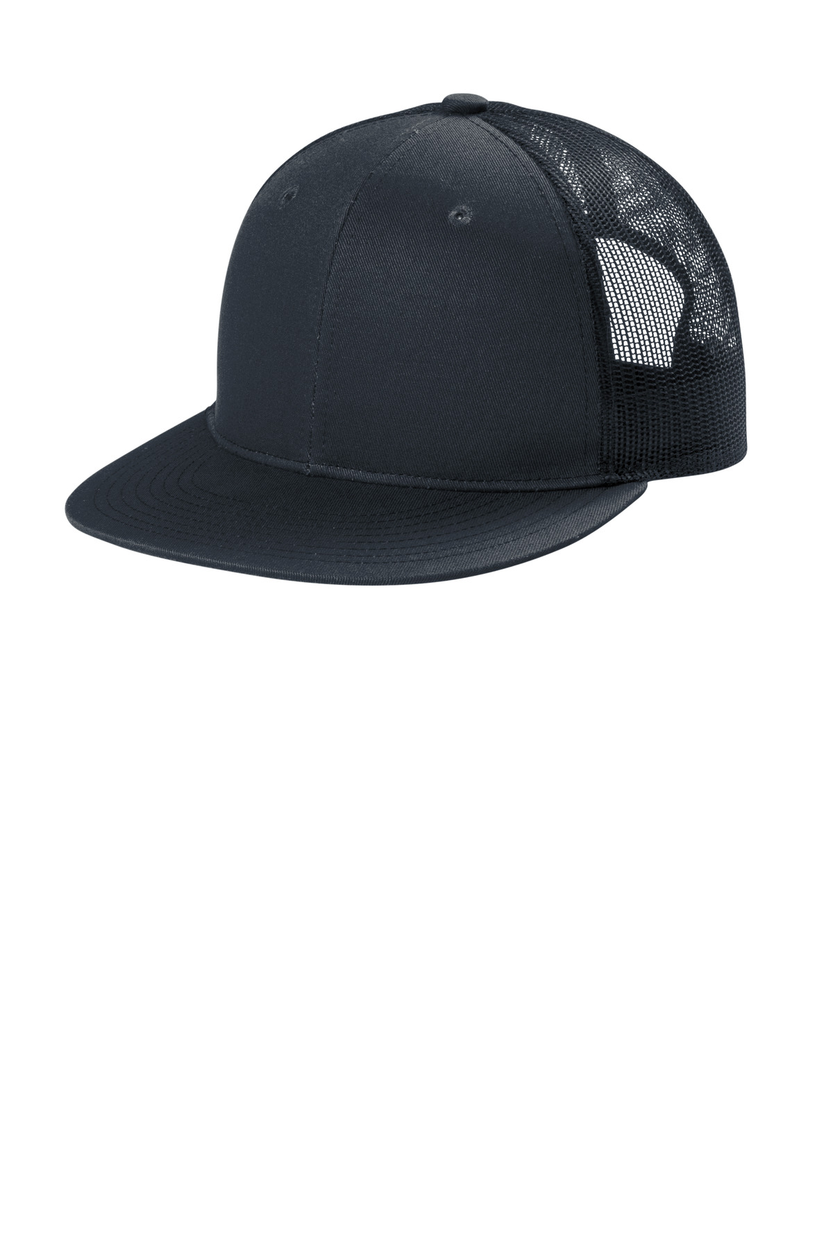 Port Authority Snapback Flat Bill Trucker Cap C407