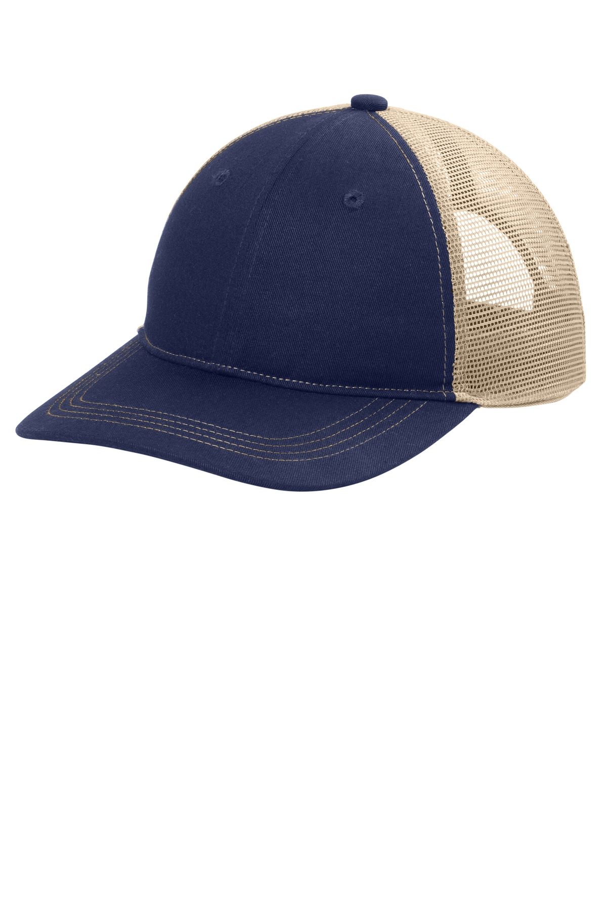Port Authority ® Unstructured Snapback Trucker Cap C409 - Image 3