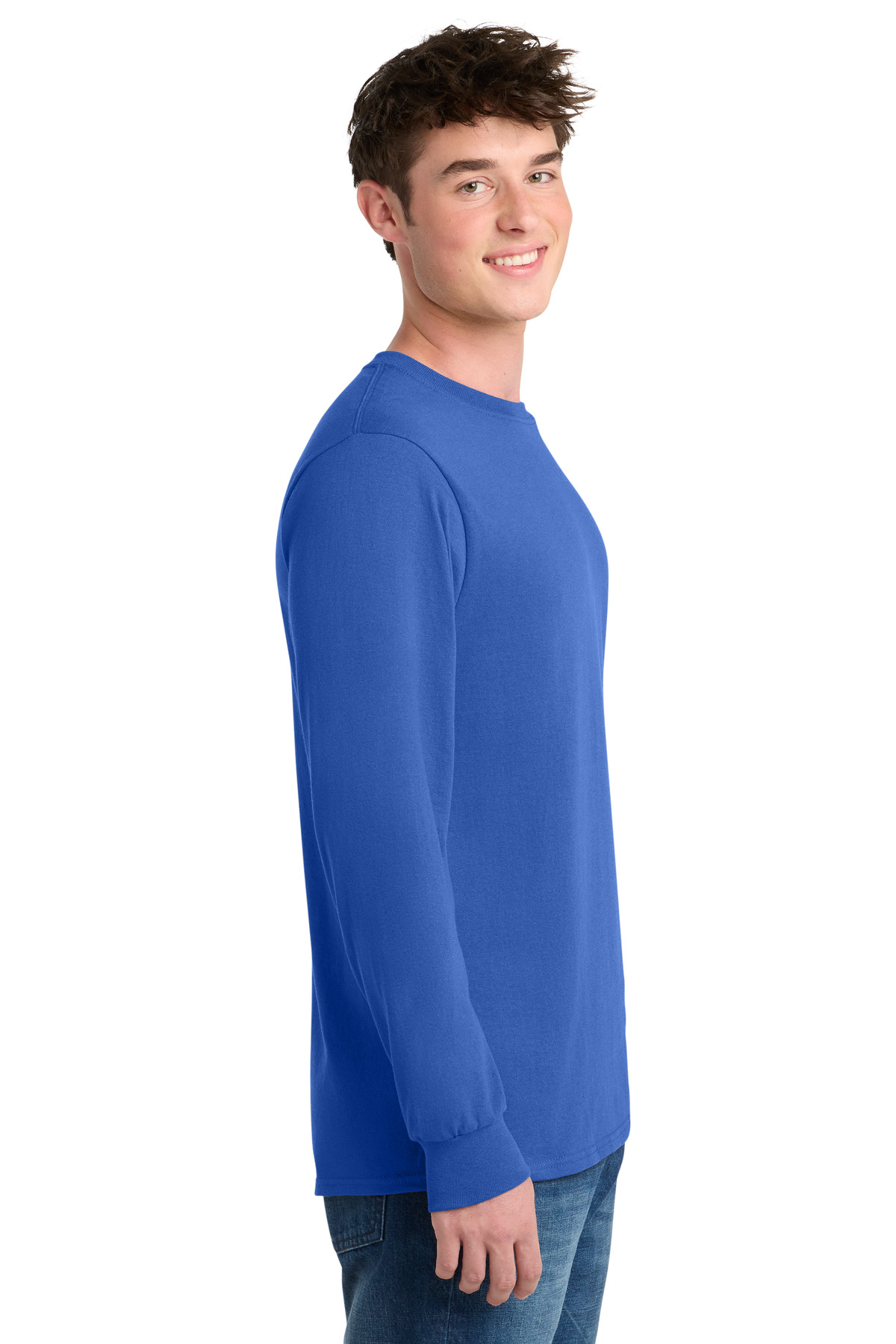 Port & Co Tall Long Sleeve Core Blend Tee. PC55LST