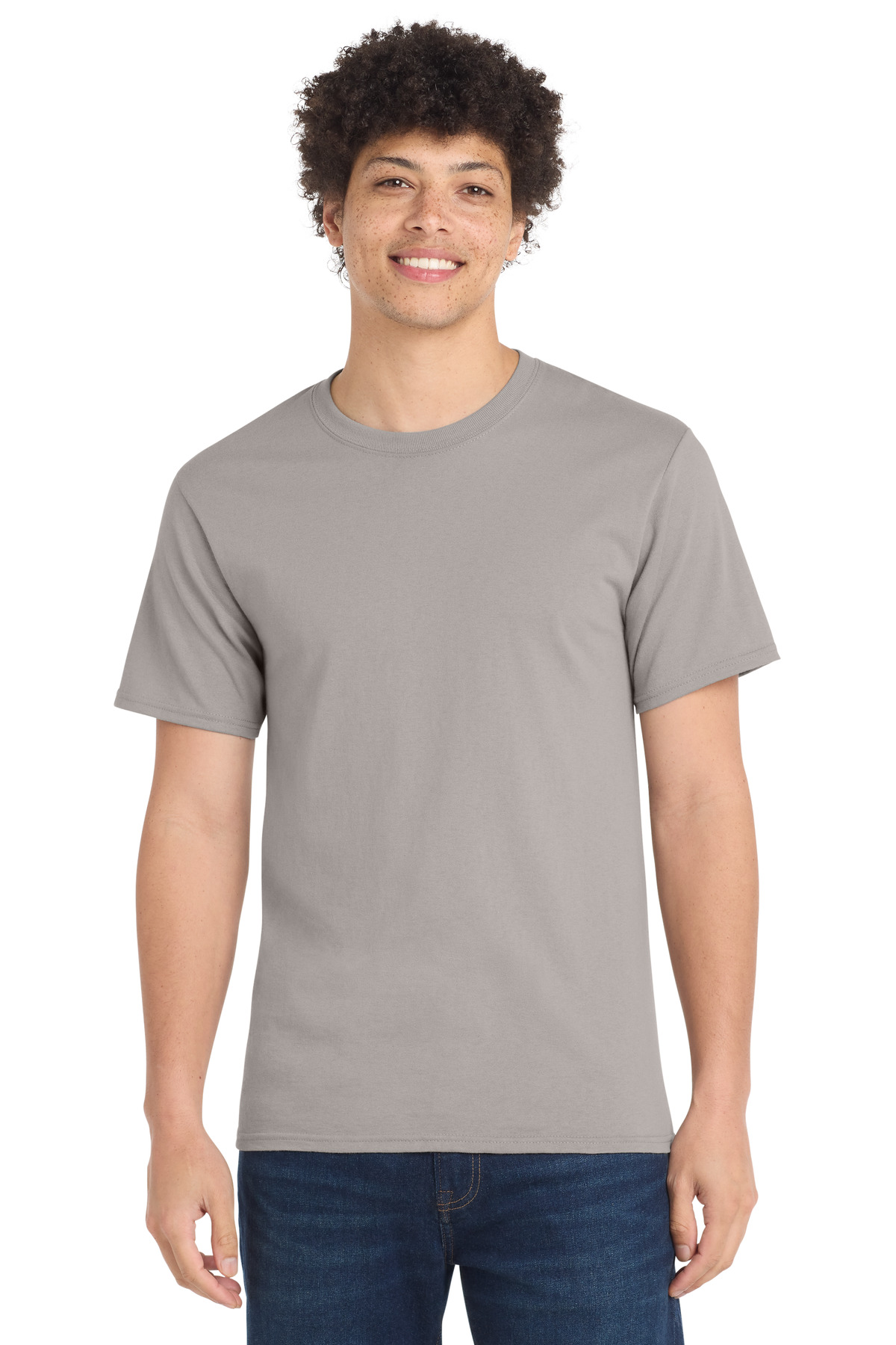 Port & Co PC61 swatch in Medium Grey