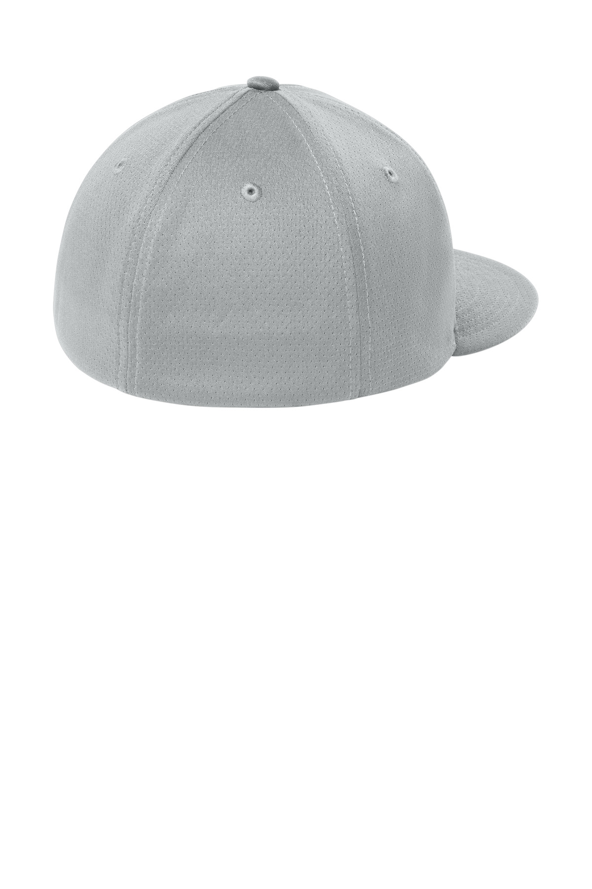 Sport-Tek Impact Mesh Stretch-Tek Cap STC70 in Silver — Back
