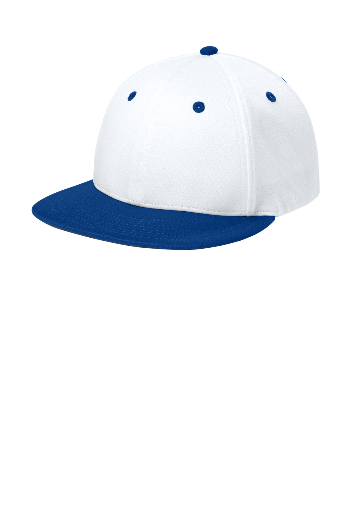 Impact Mesh Stretch-Tek Cap - White/ True Royal/ White