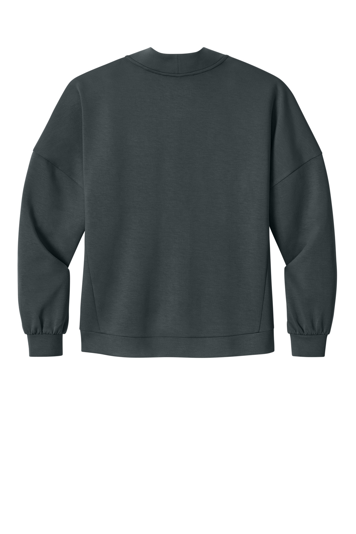 OGIO Women's Transcend Cardigan LOG862 in Tarmac Grey — Back