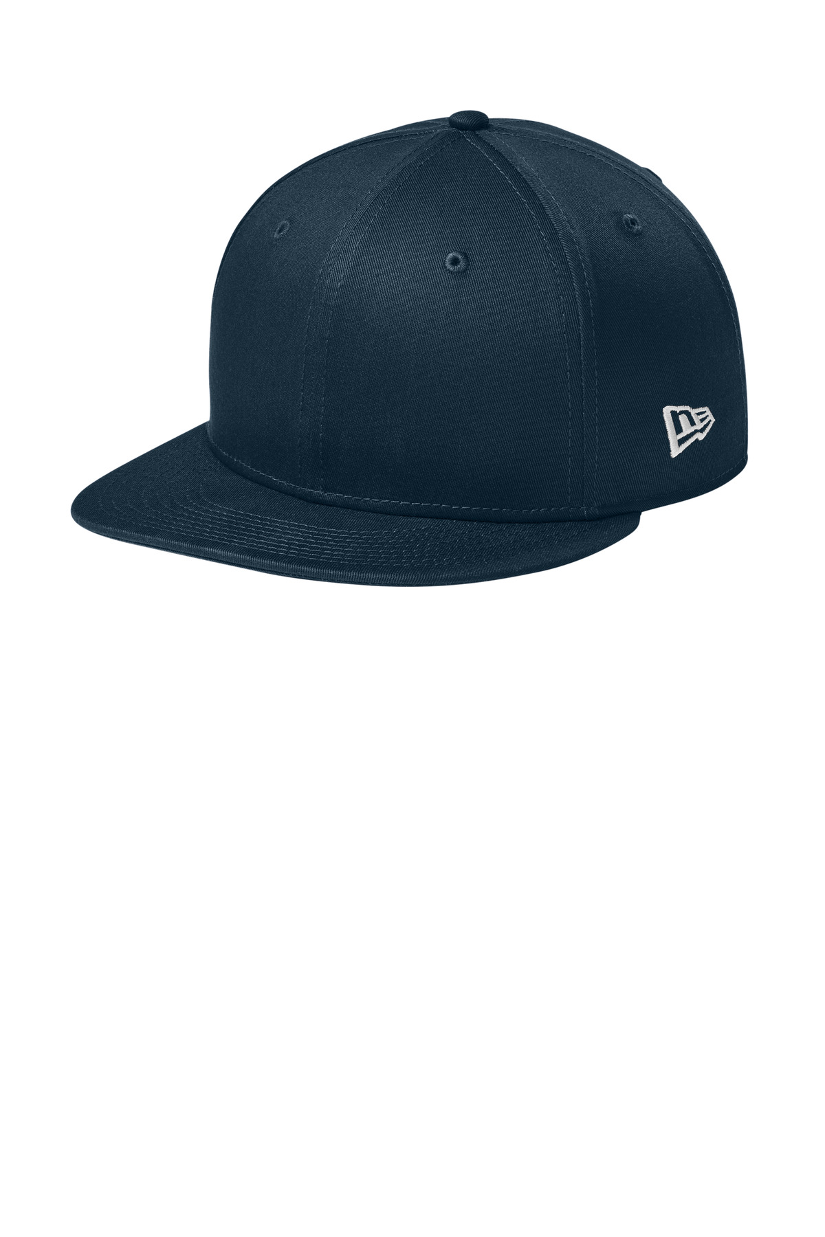 Flat Bill Snapback Cap - Flag Deep Navy