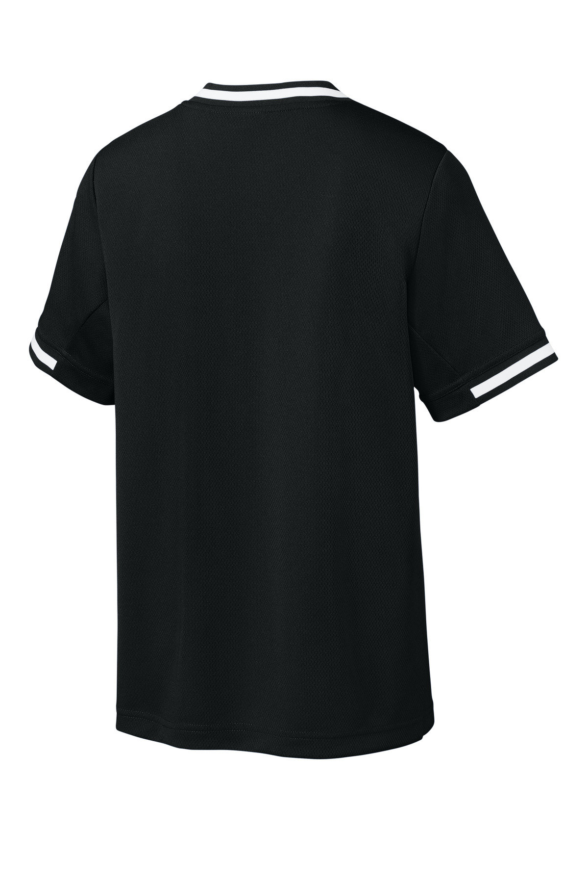 Sport-Tek Youth Tough Mesh V-Neck Baseball Jersey