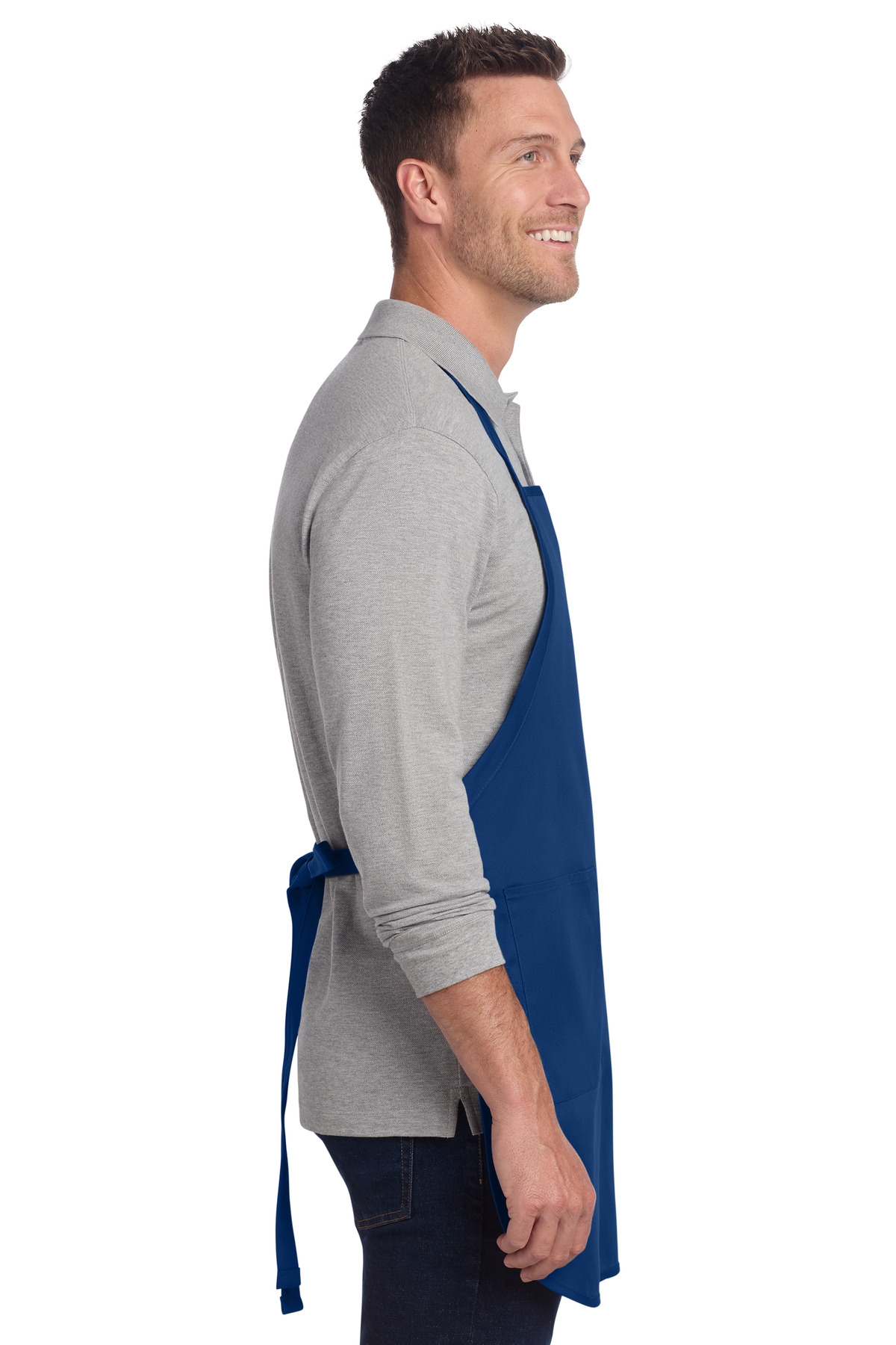 Port Authority Full-Length Two-Pocket Bib Apron. A600