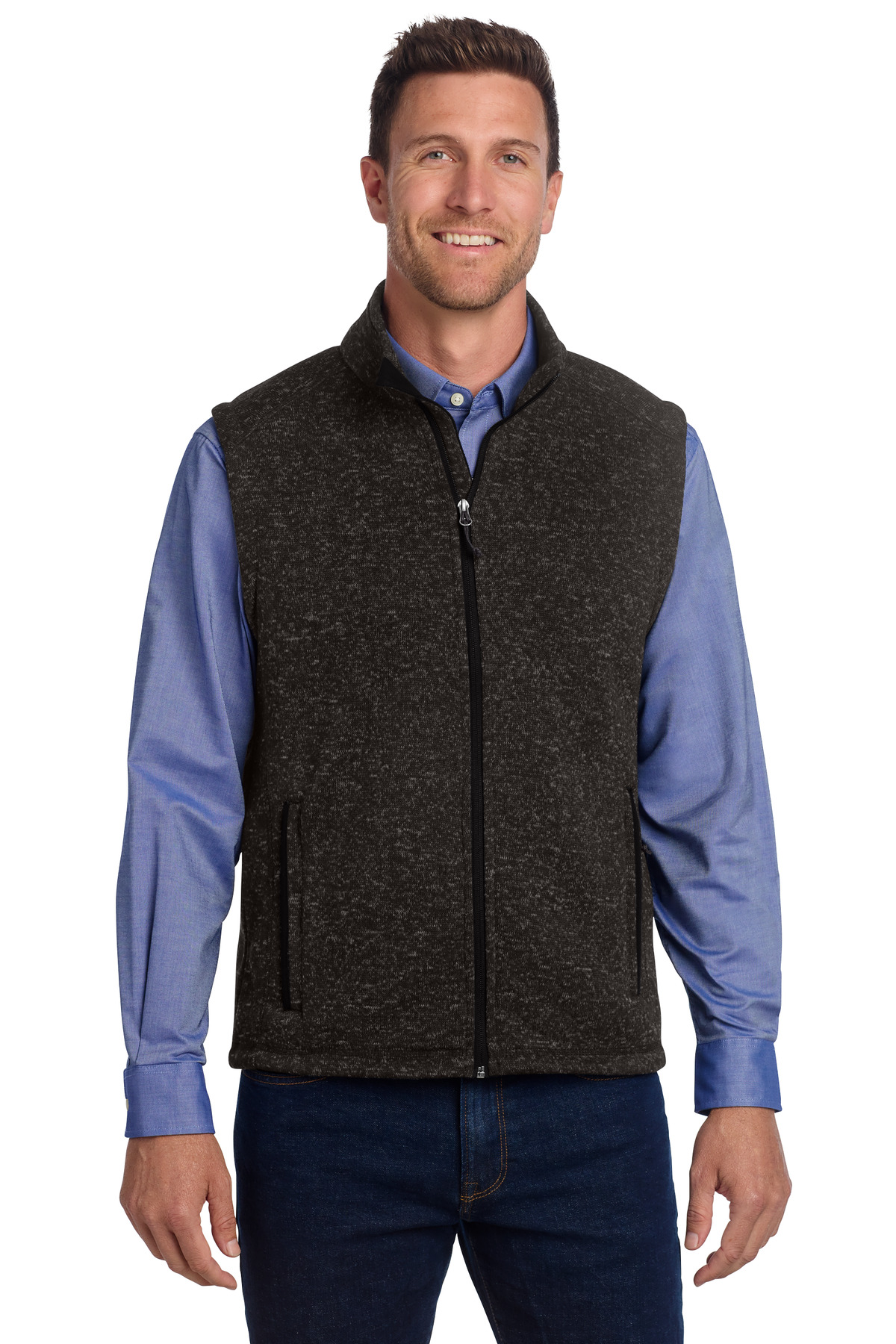 Port Authority Sweater Fleece Vest-Port Authority