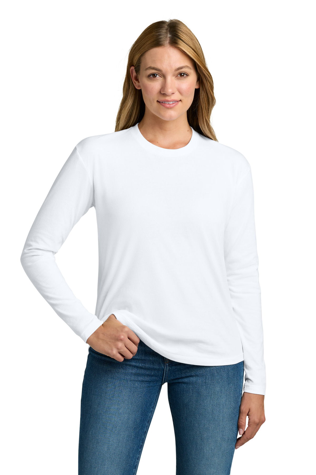 Next Level Apparel Women's Cotton Relaxed Long Sleeve Tee NL3911