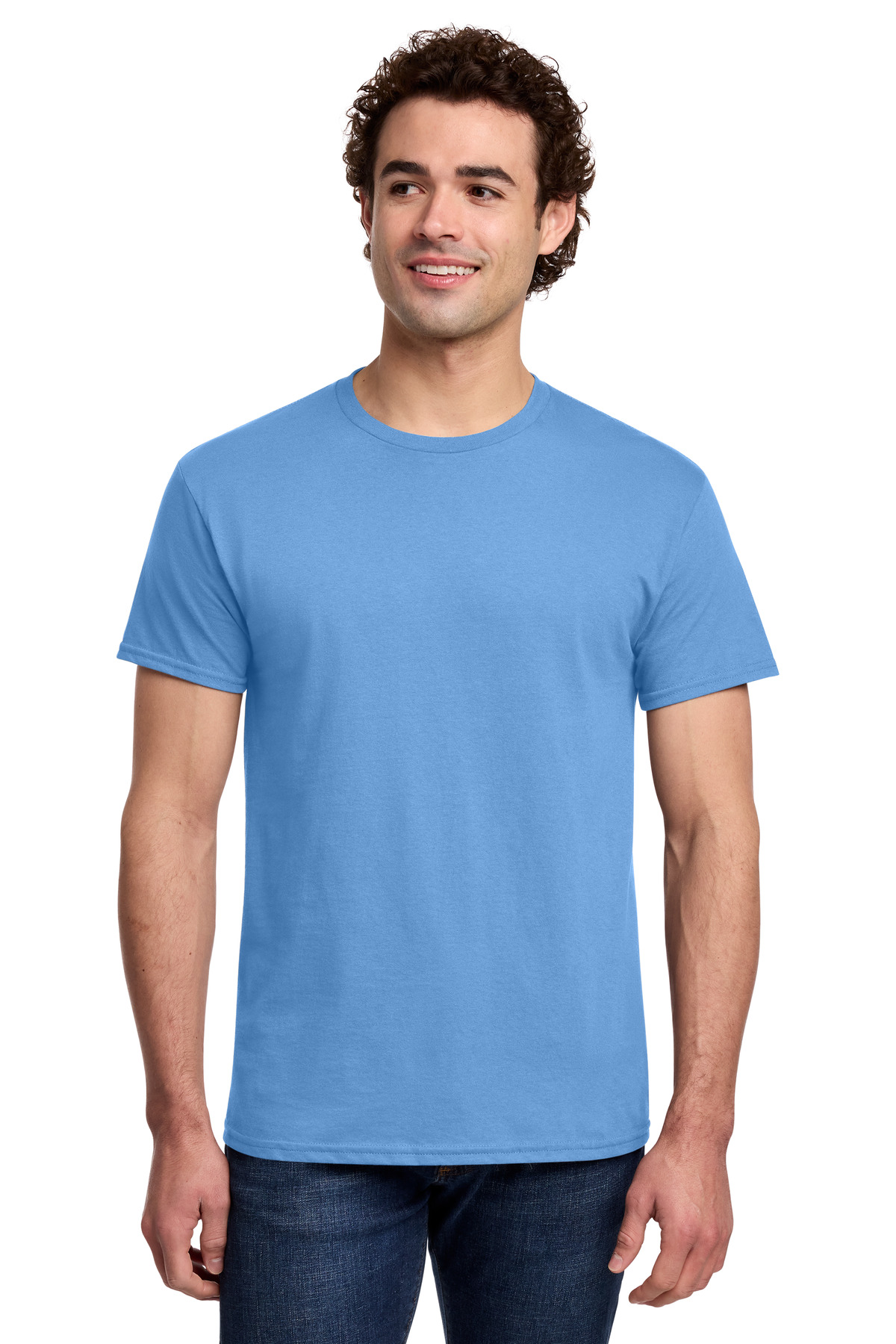 Gildan ® Light Cotton Tee 3000 - Carolina Blue