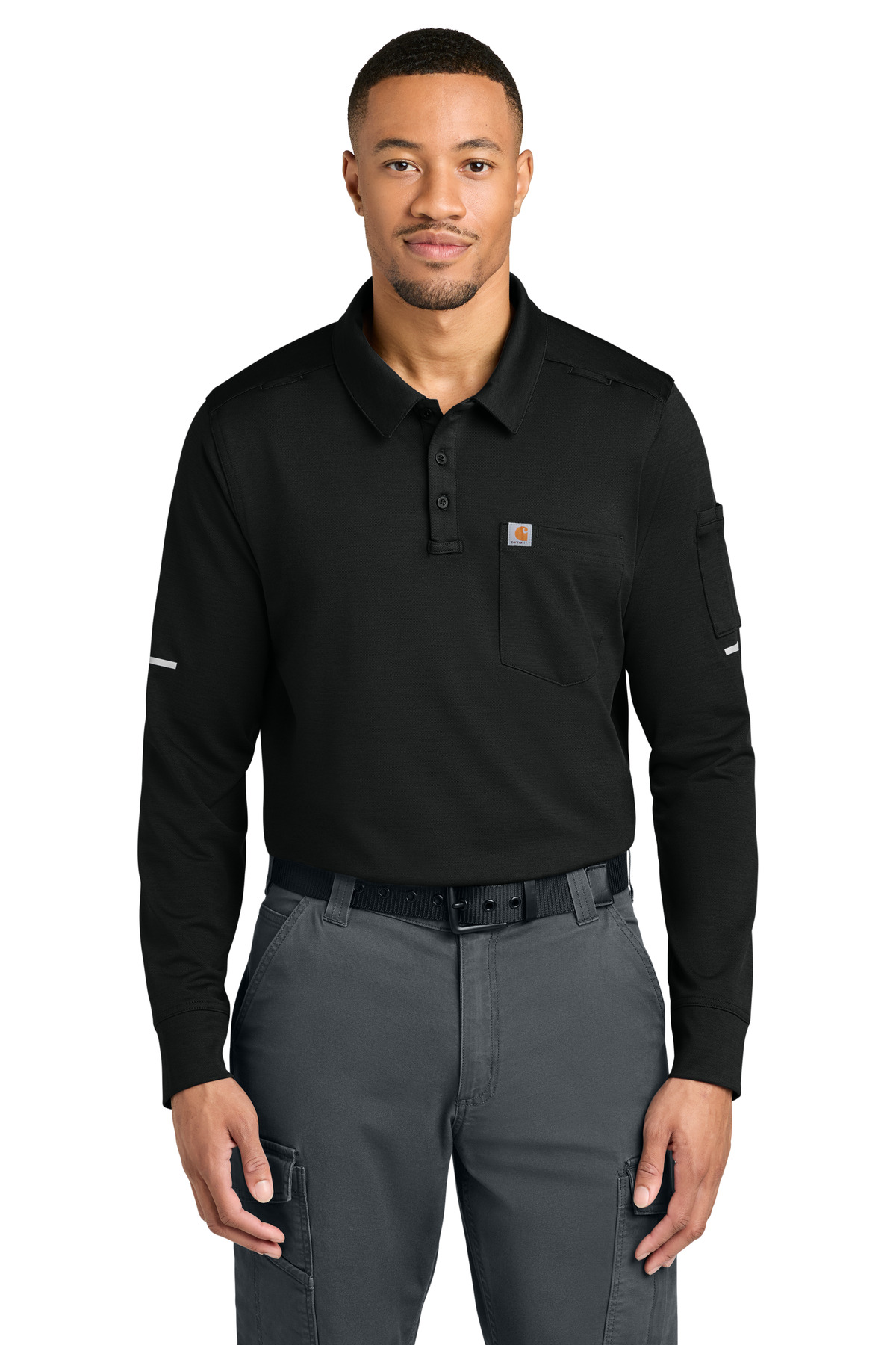 Carhartt FLD & RSCU Long Sleeve Polo CTC16129 - Image 2
