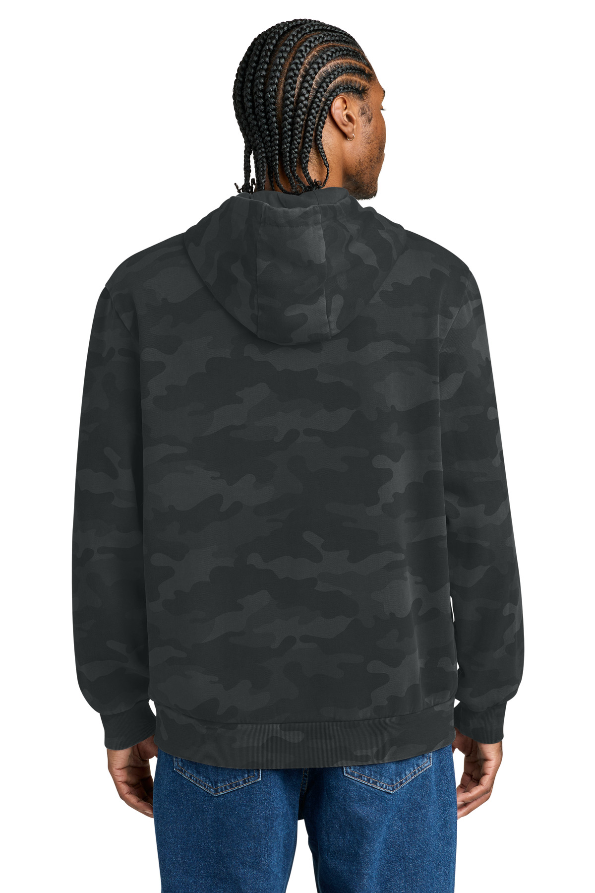 District Wash Camo Fleece Hoodie DT2200C