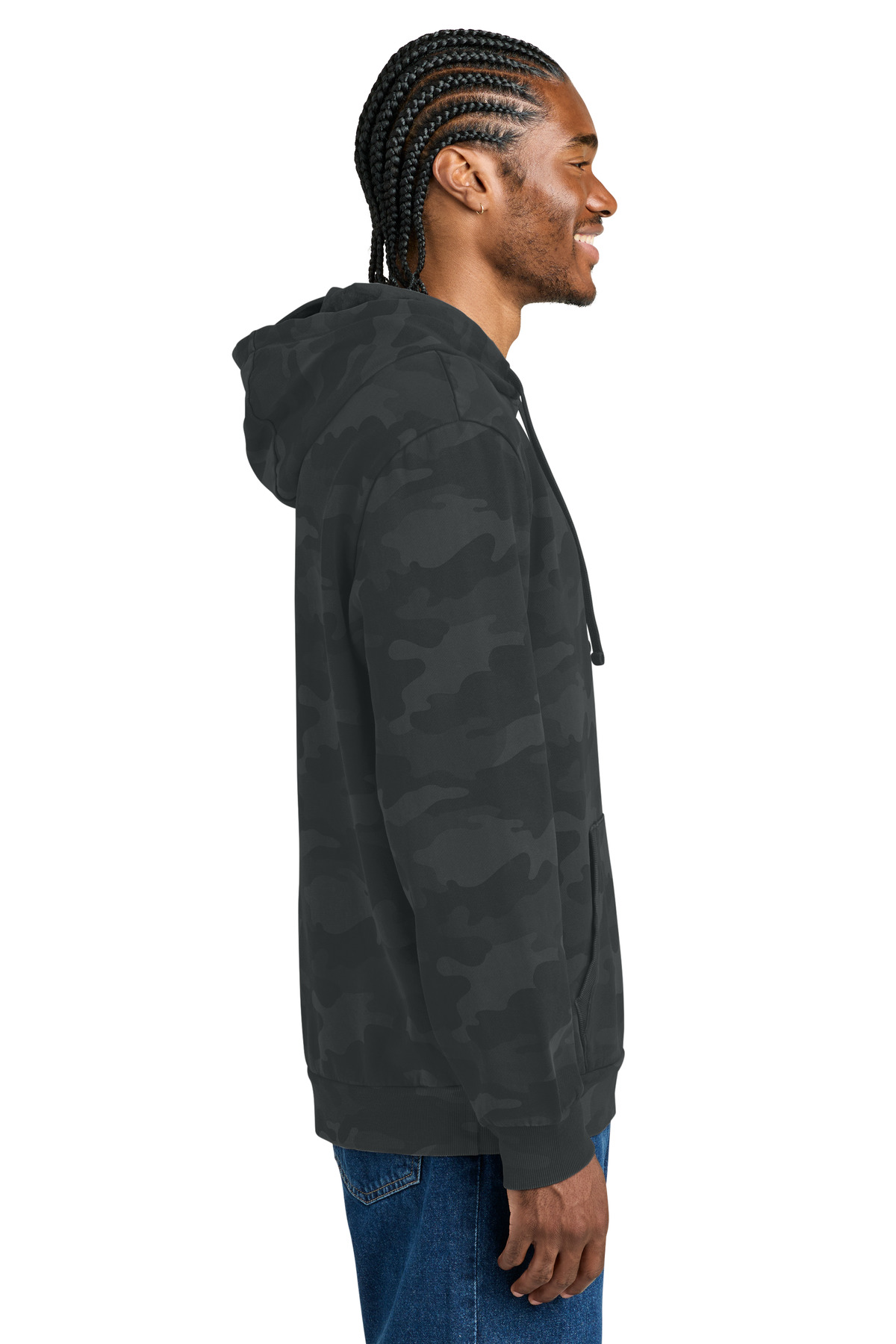 District Wash Camo Fleece Hoodie DT2200C