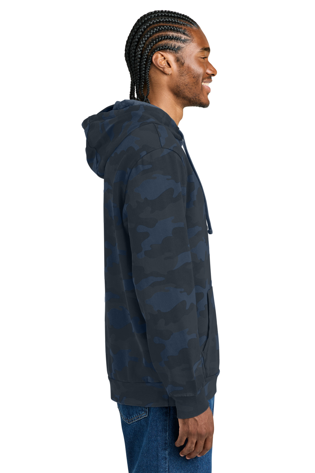 District Wash Camo Fleece Hoodie DT2200C