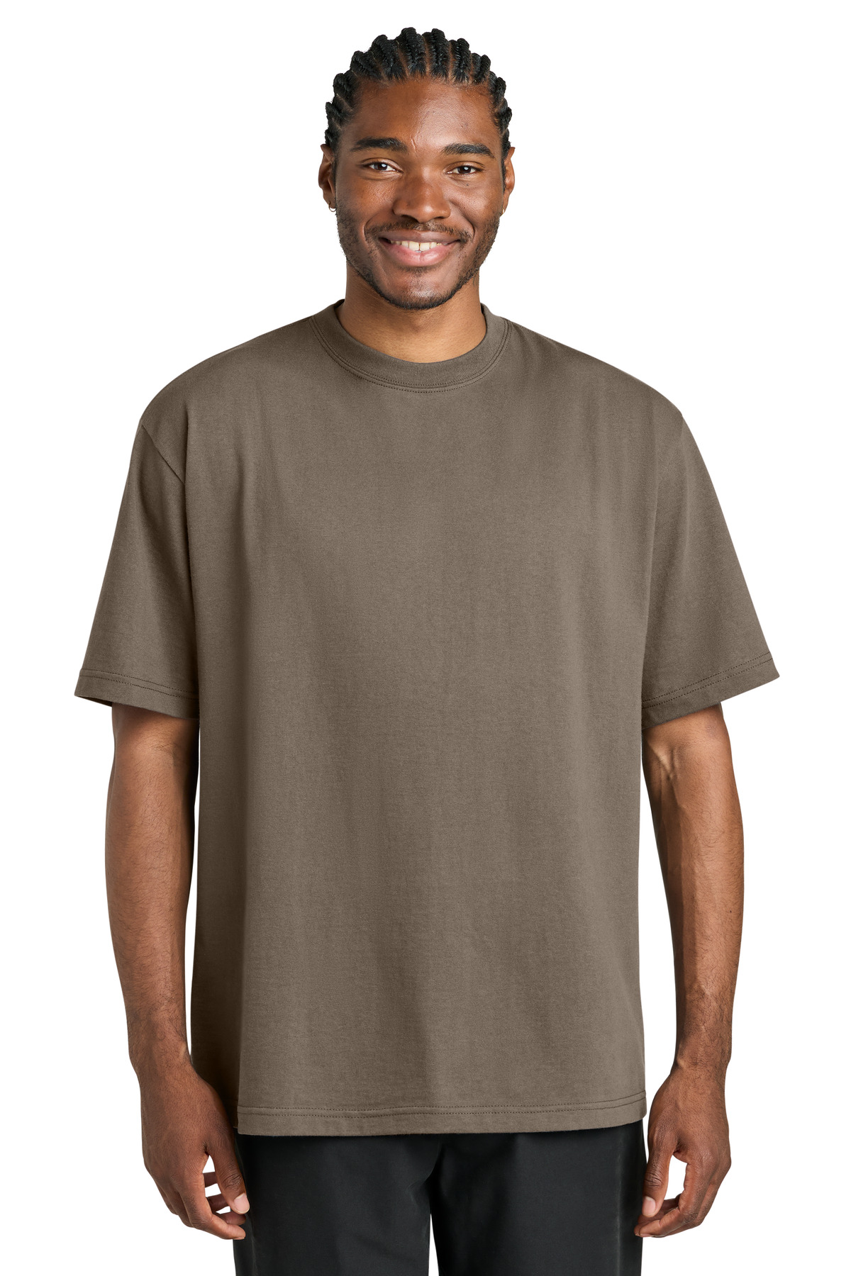 District ® 7-Oz. Gritty Tee DT7075 - Warm Taupe