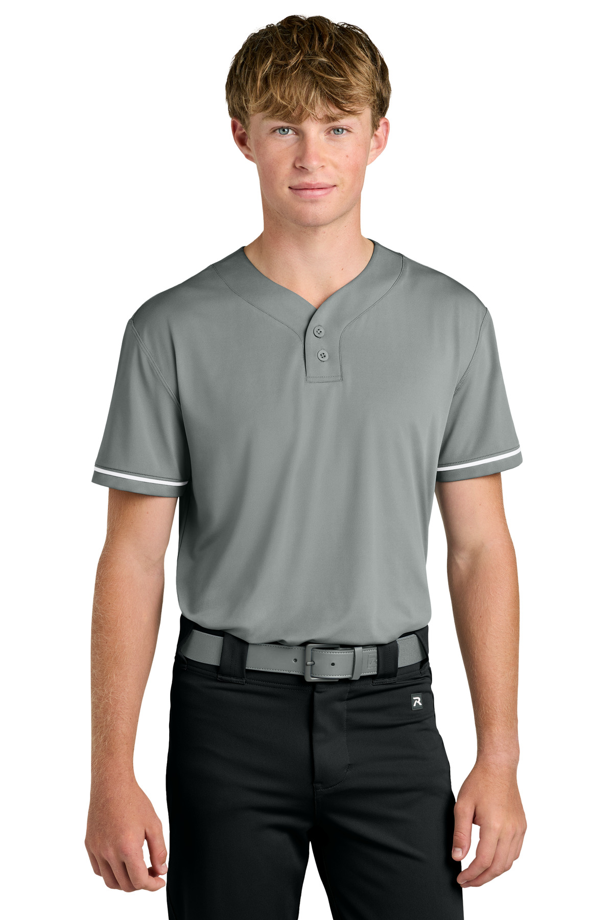 Richardson Select 2-Button Baseball Jersey RA7910 - Grey