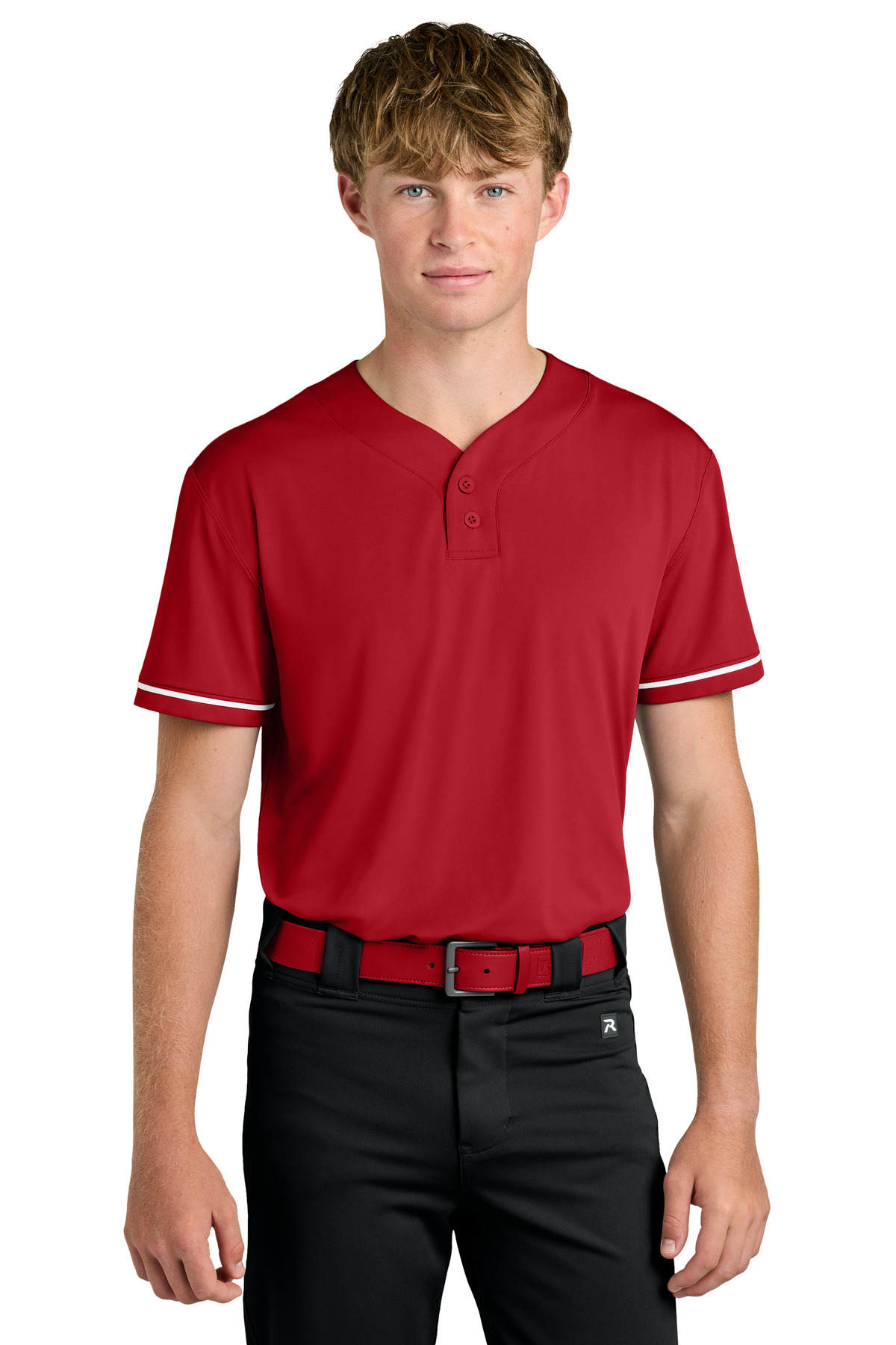 Richardson Select 2-Button Baseball Jersey RA7910 - Red