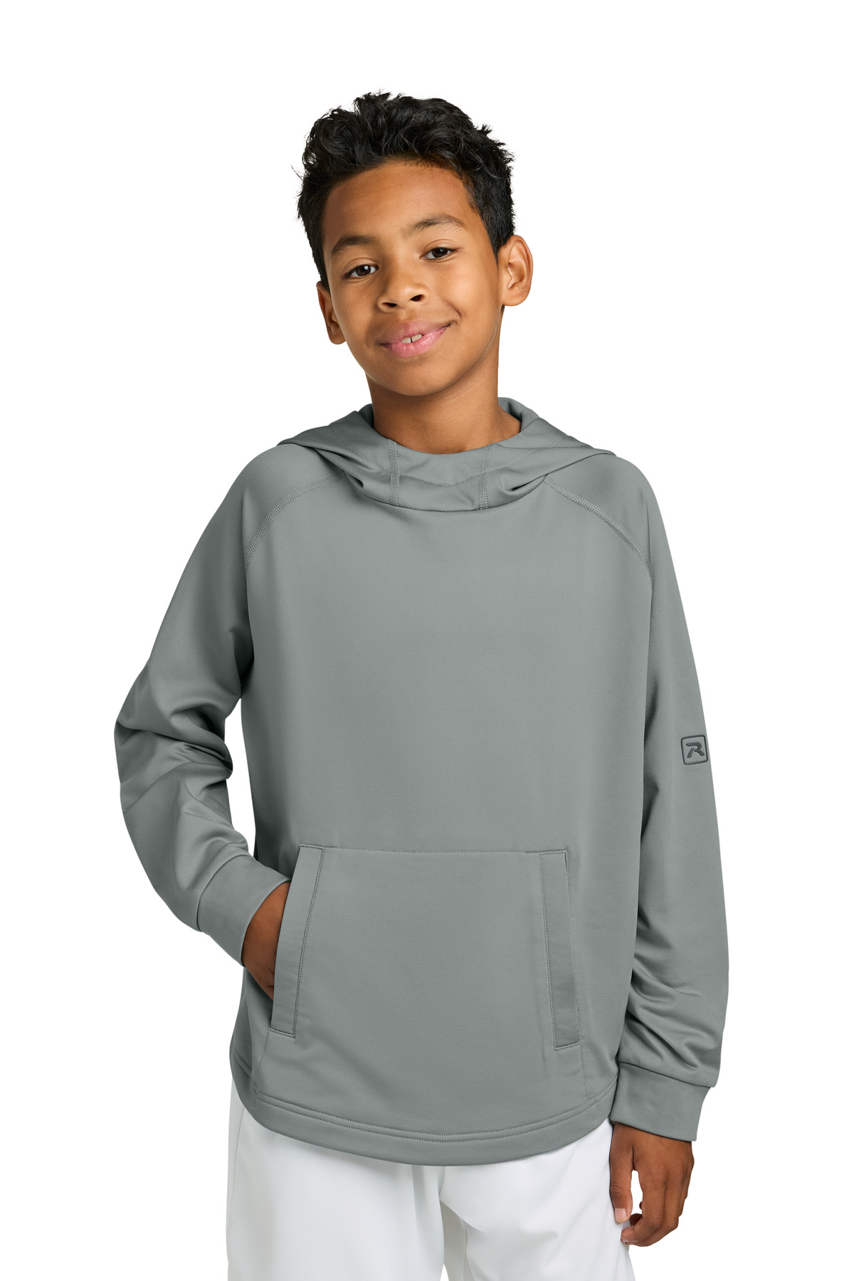 Richardson Youth Charge Performance Fleece Long Sleeve Hoodie RY7200LSH - Image 2