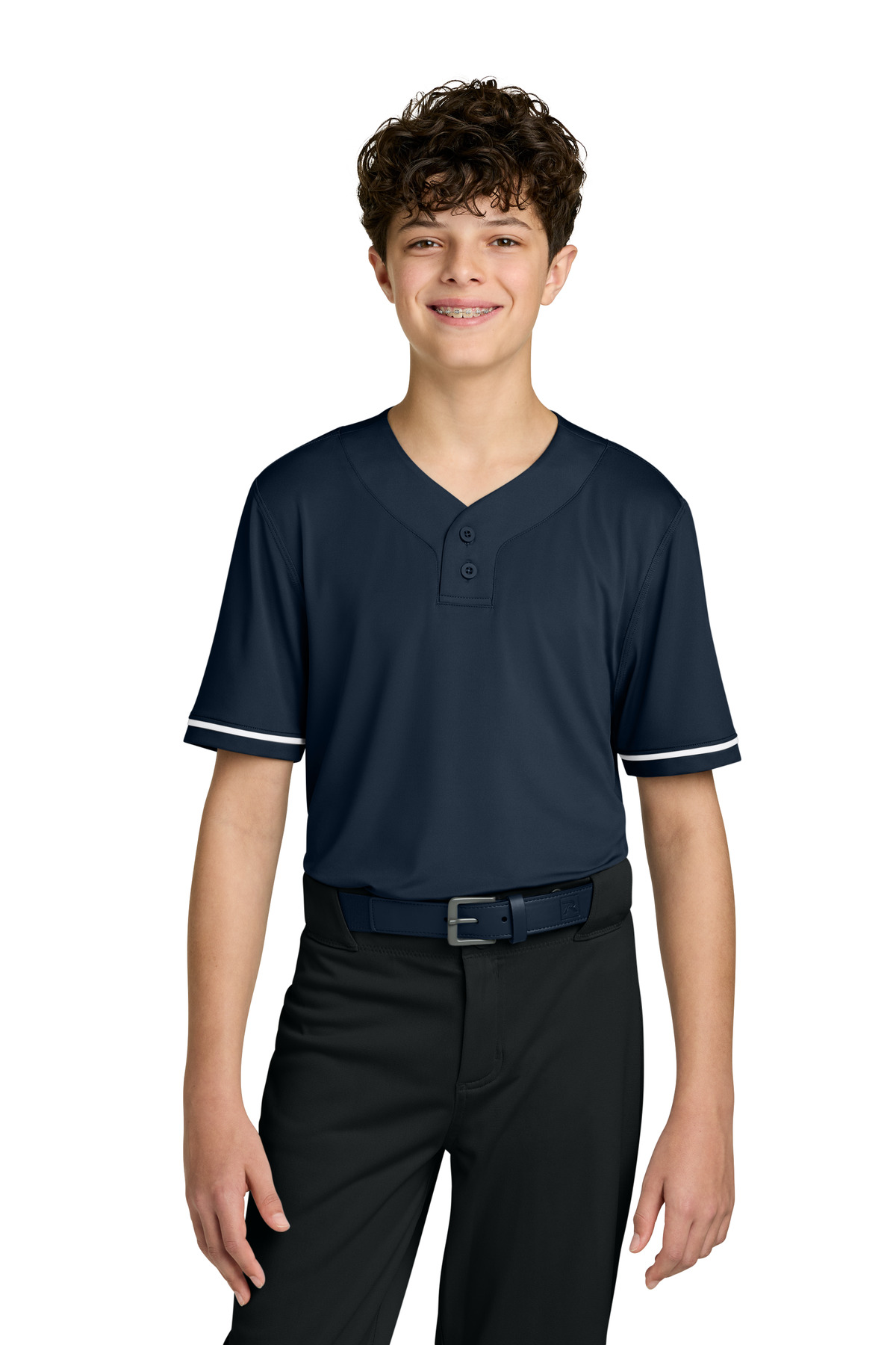 Richardson Youth Select 2-Button Baseball Jersey RY7910 - Navy