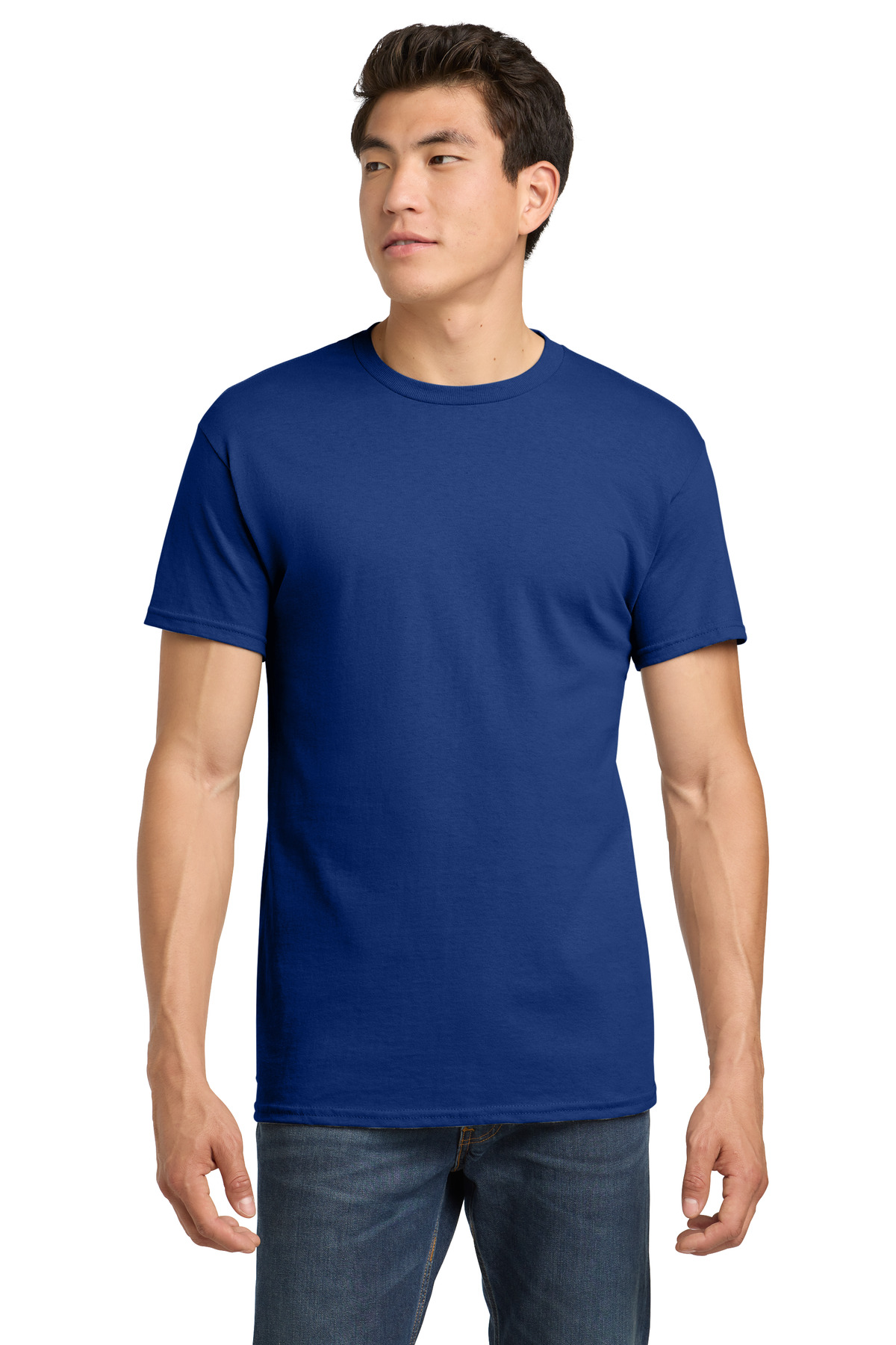 Gildan Gildan - Heavy Cotton 100% Cotton T-Shirt. 5000 in Fan Deep Royal