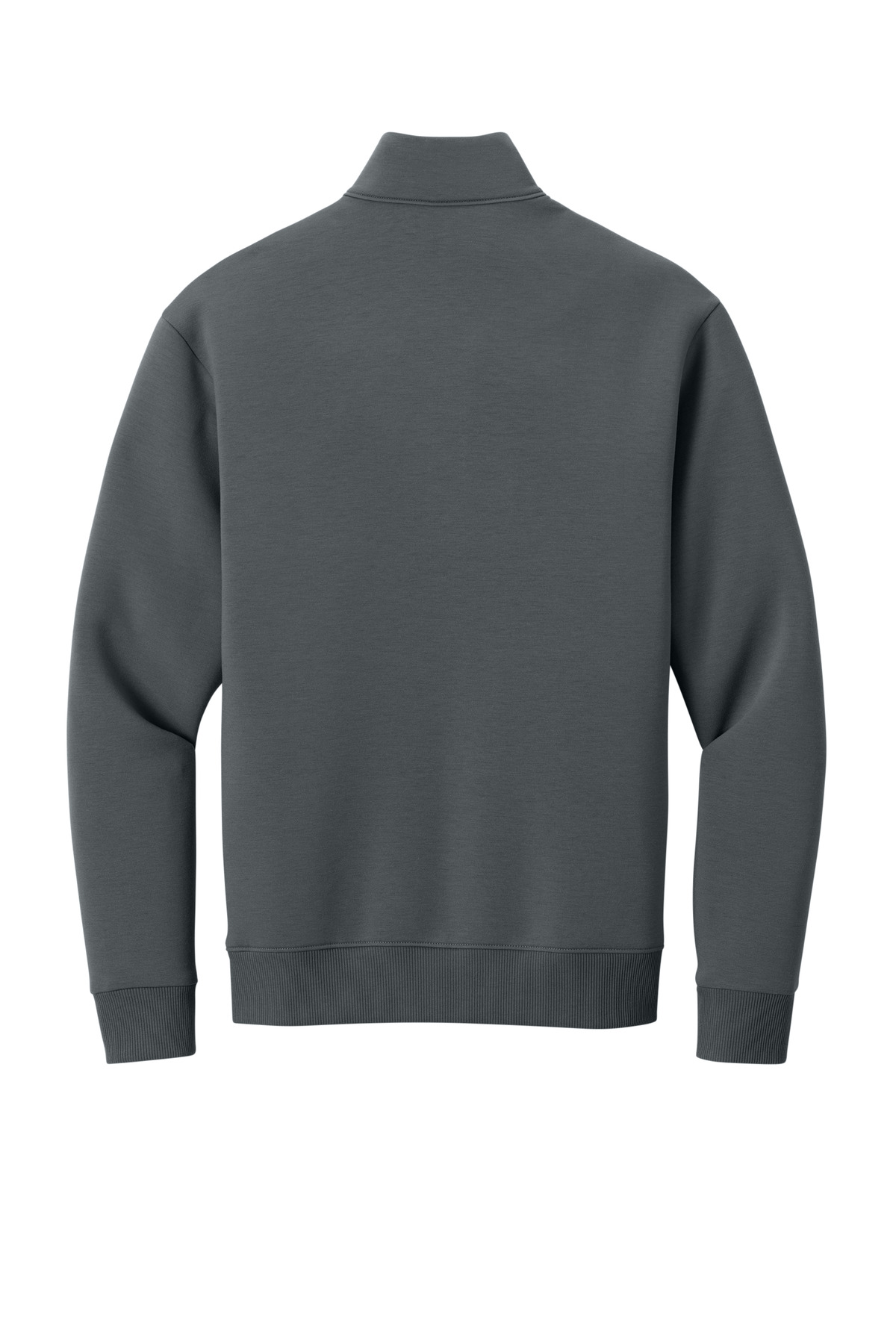 Mercer+Mettle Soft Spacer 1/4-Zip MM3100 in Storm Grey — Back