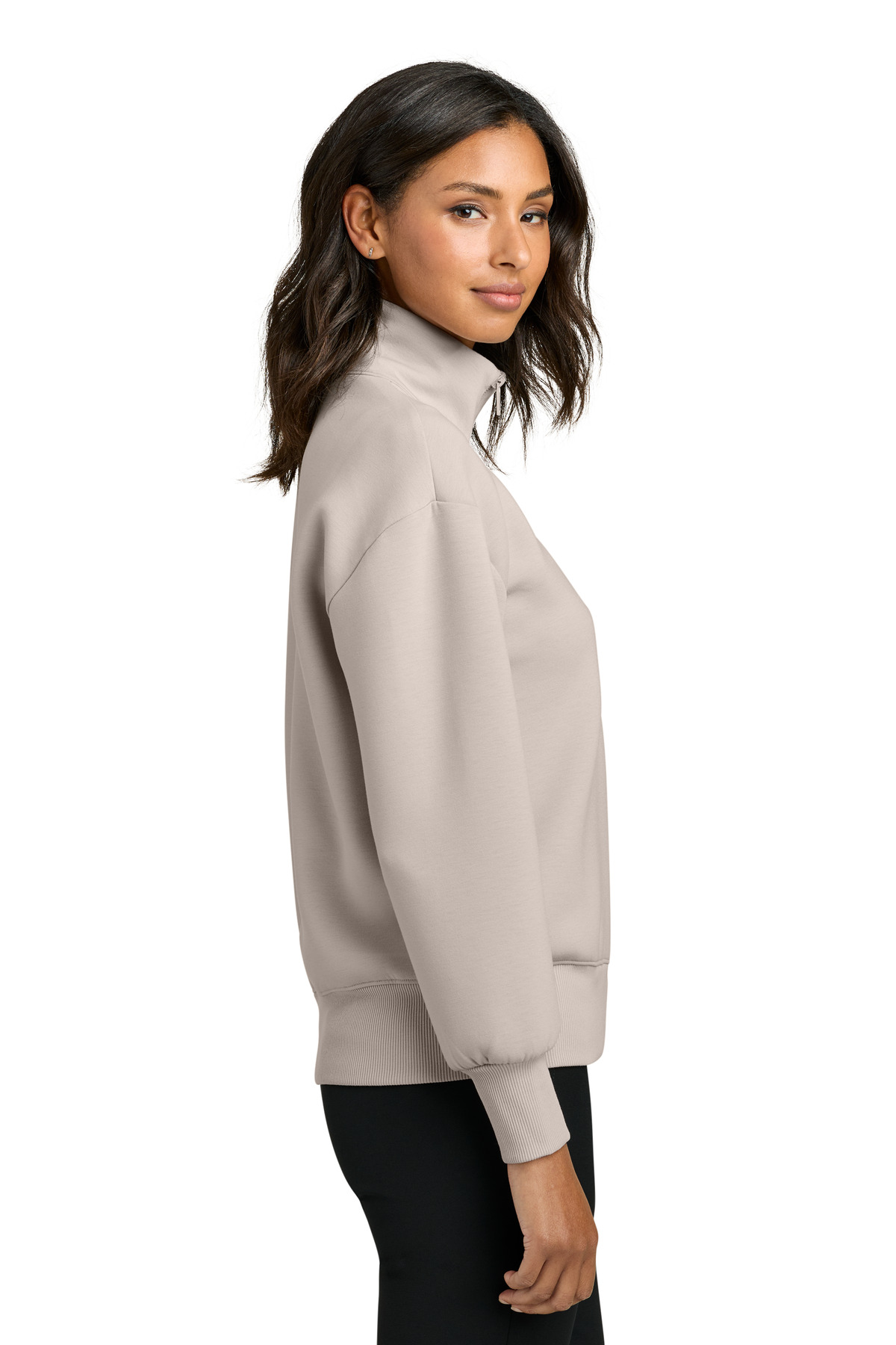 Mercer+Mettle Women's Soft Spacer 1/4-Zip MM3101