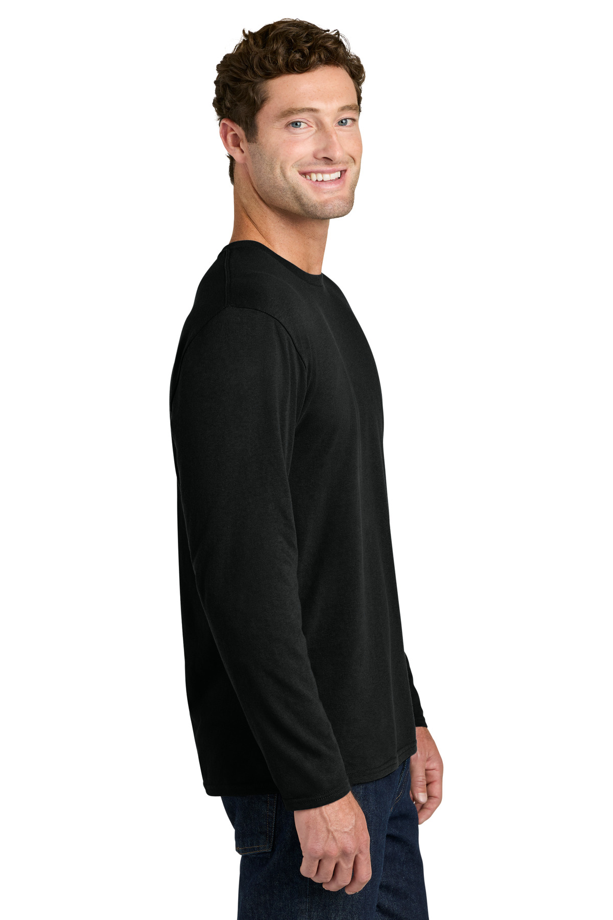 Port & Co Easy Cotton Long Sleeve Tee PC43LS
