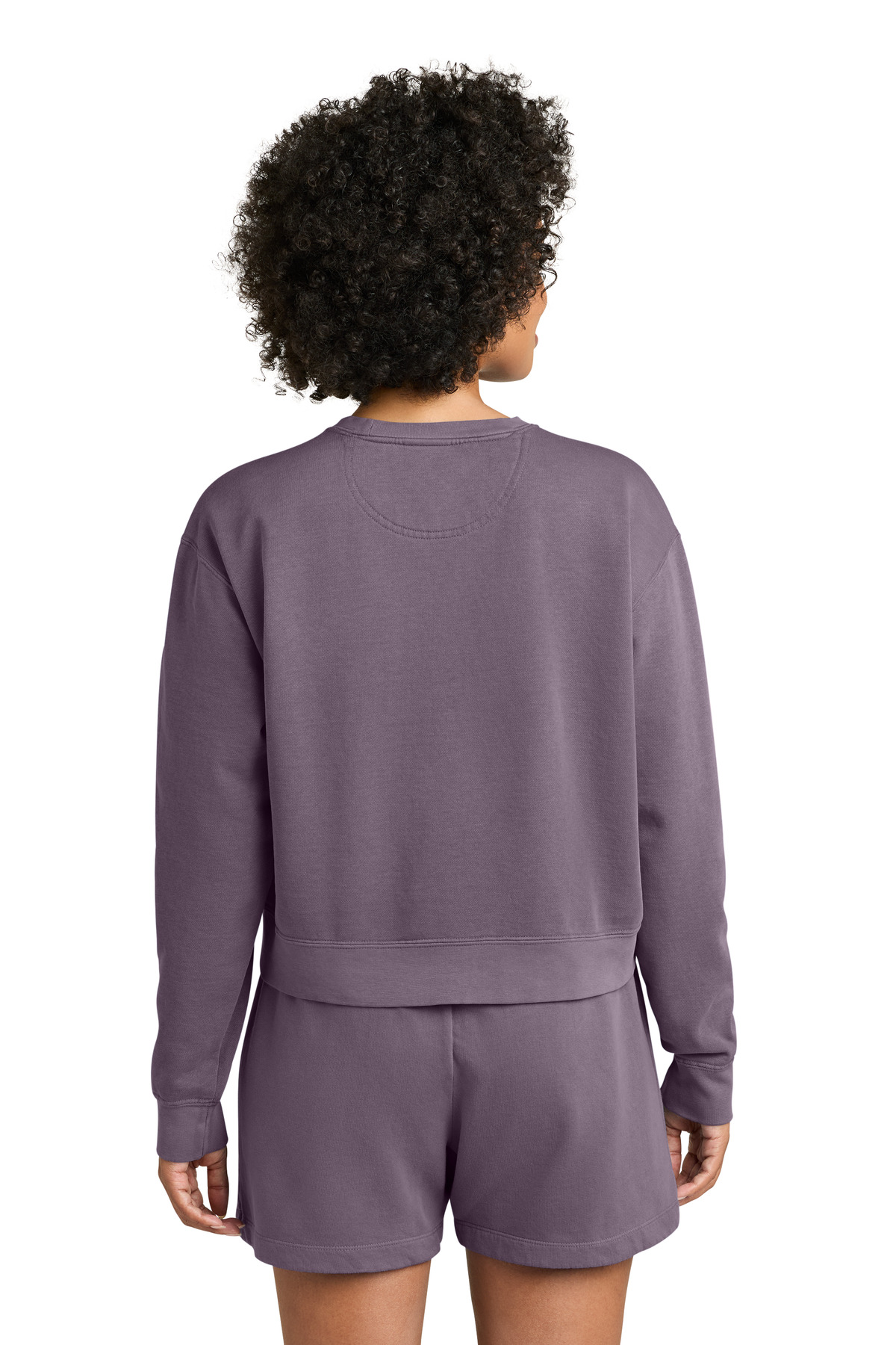 Comfort Colors Women's Mid-Length Crewneck Sweatshirt back view