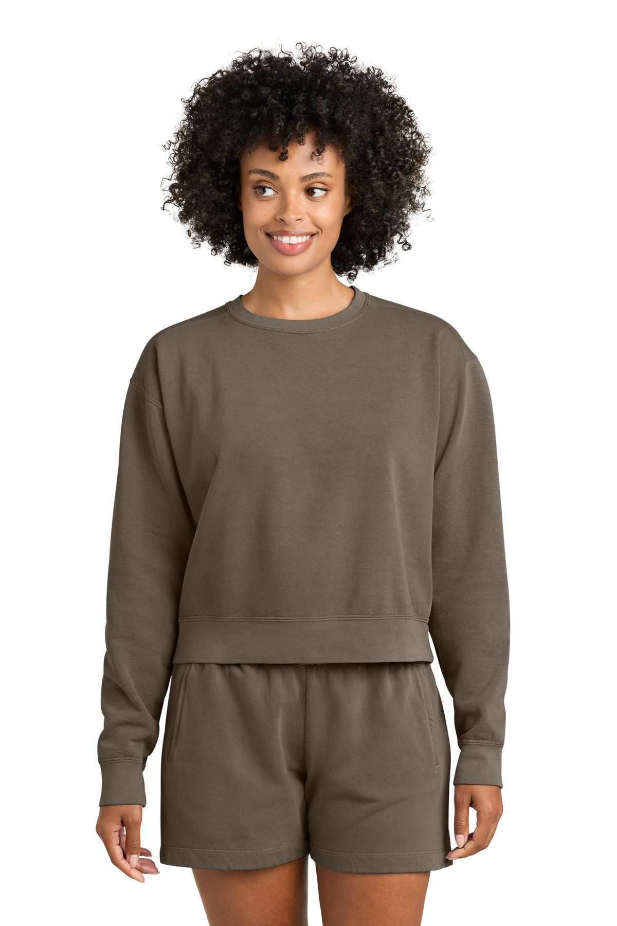 Comfort Colors Women's Mid-Length Crewneck Sweatshirt 1566L