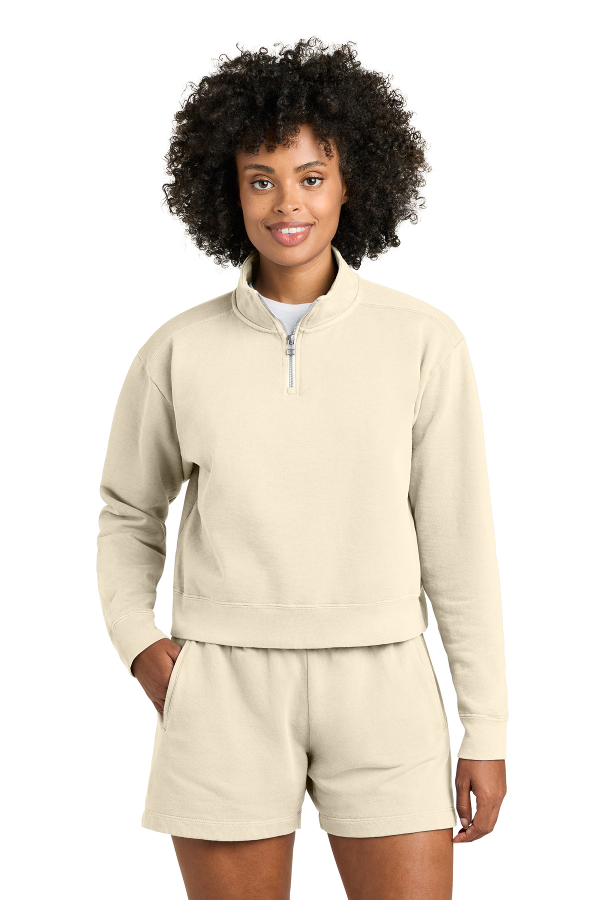 Comfort Colors ®  Women's Mid-Length 1/4-Zip Sweatshirt 1580L