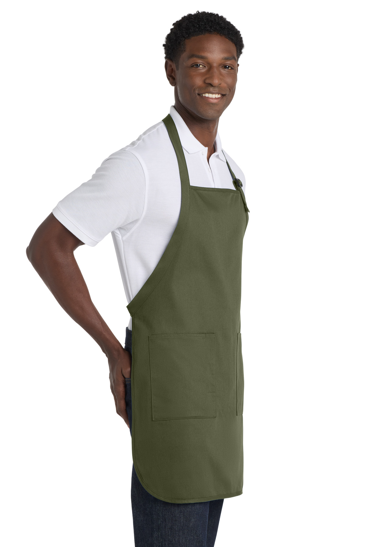 Port Authority Full-Length Apron with Pockets. A500