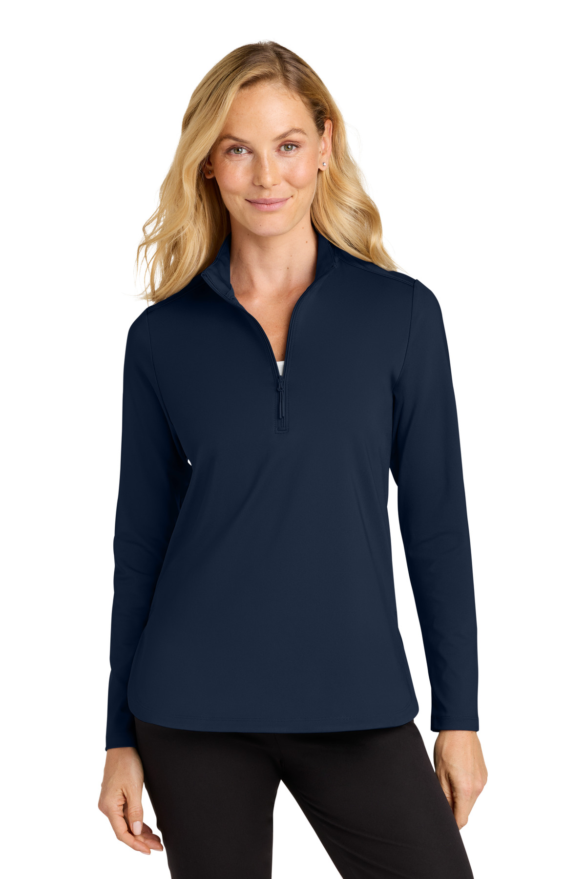 Port Authority ® Women's C-FREE ® Double Knit 1/4-Zip LK880 - Image 3