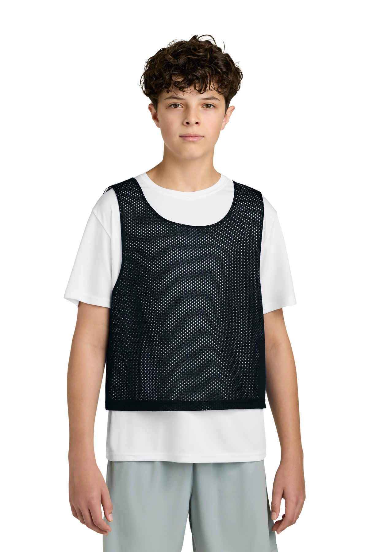 Sport-Tek Youth Lacrosse Reversible Pinnie-Sport-Tek