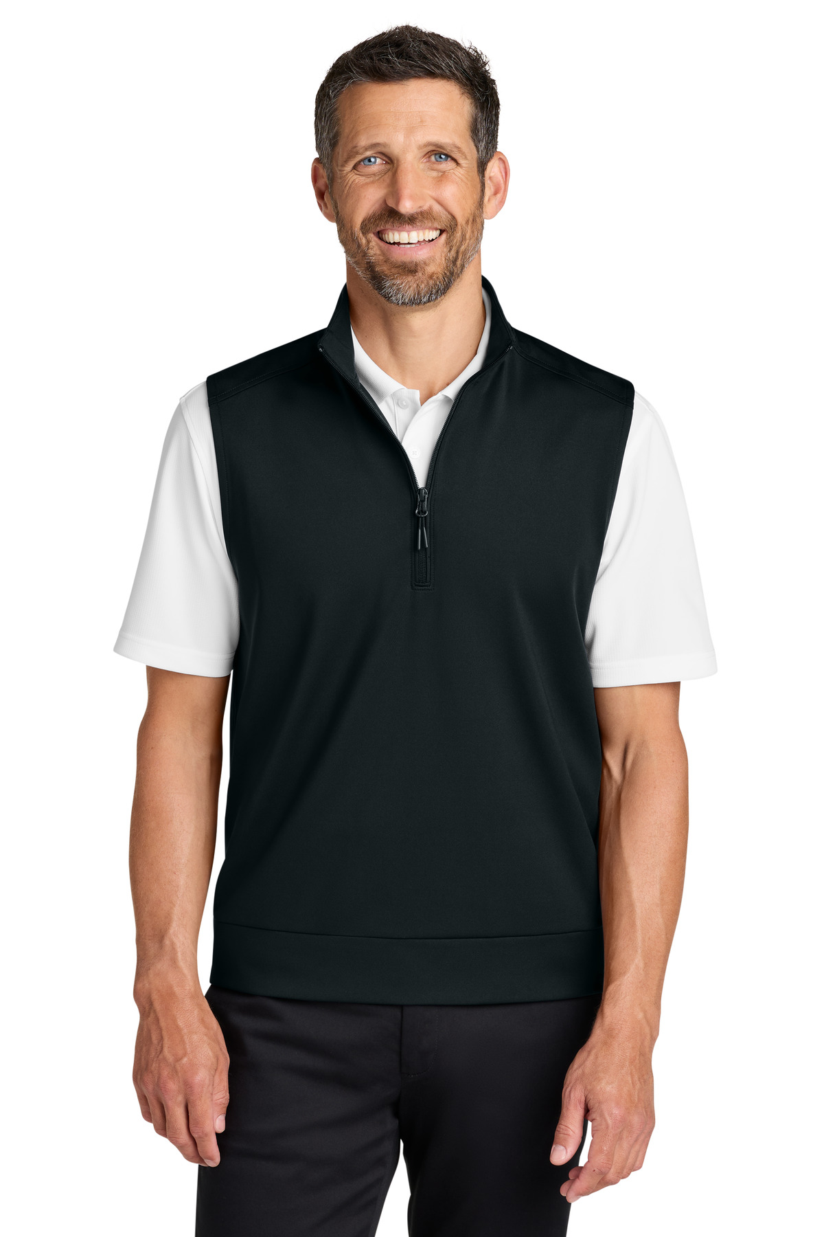 Port Authority C-FREE Double Knit 1/4-Zip Vest-Port Authority