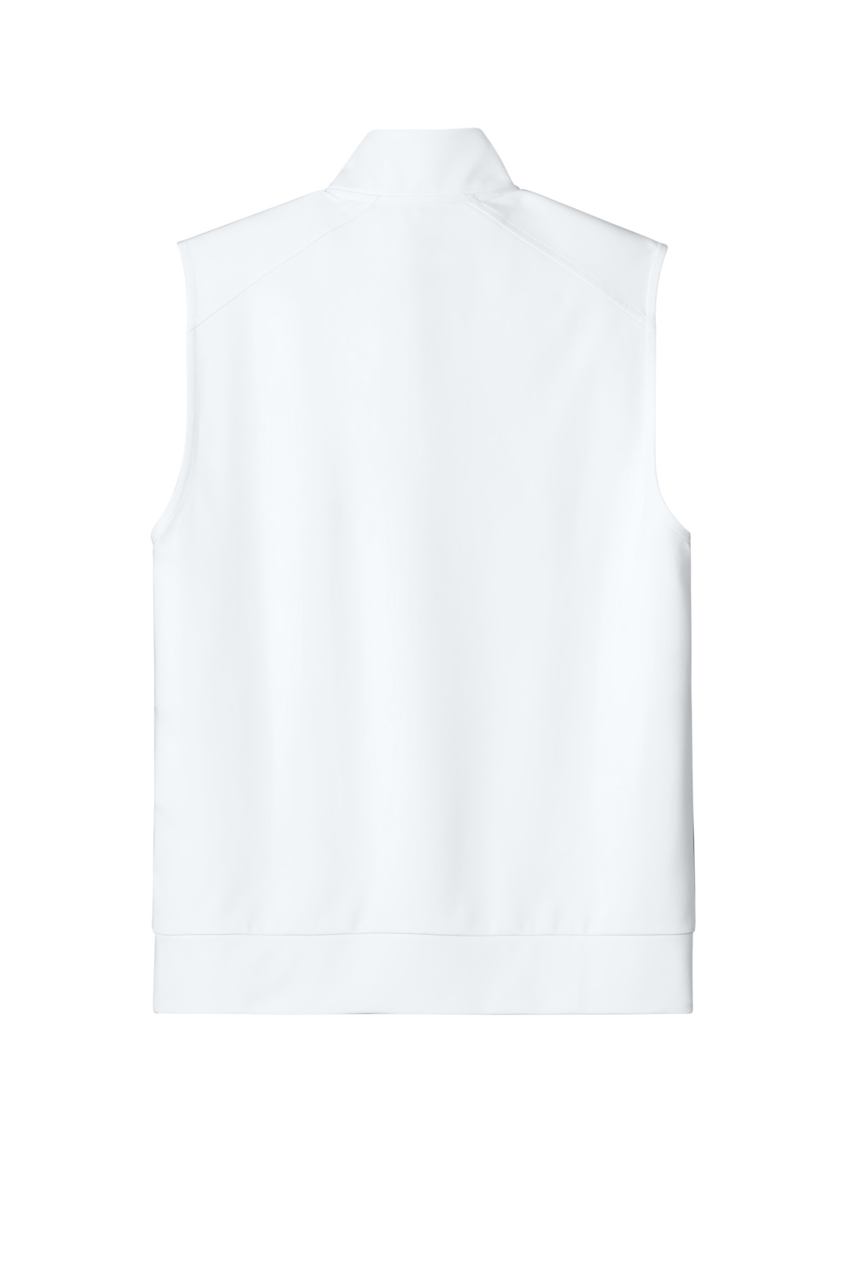 Port Authority C-FREE Double Knit 1/4-Zip Vest K880V in White — Back