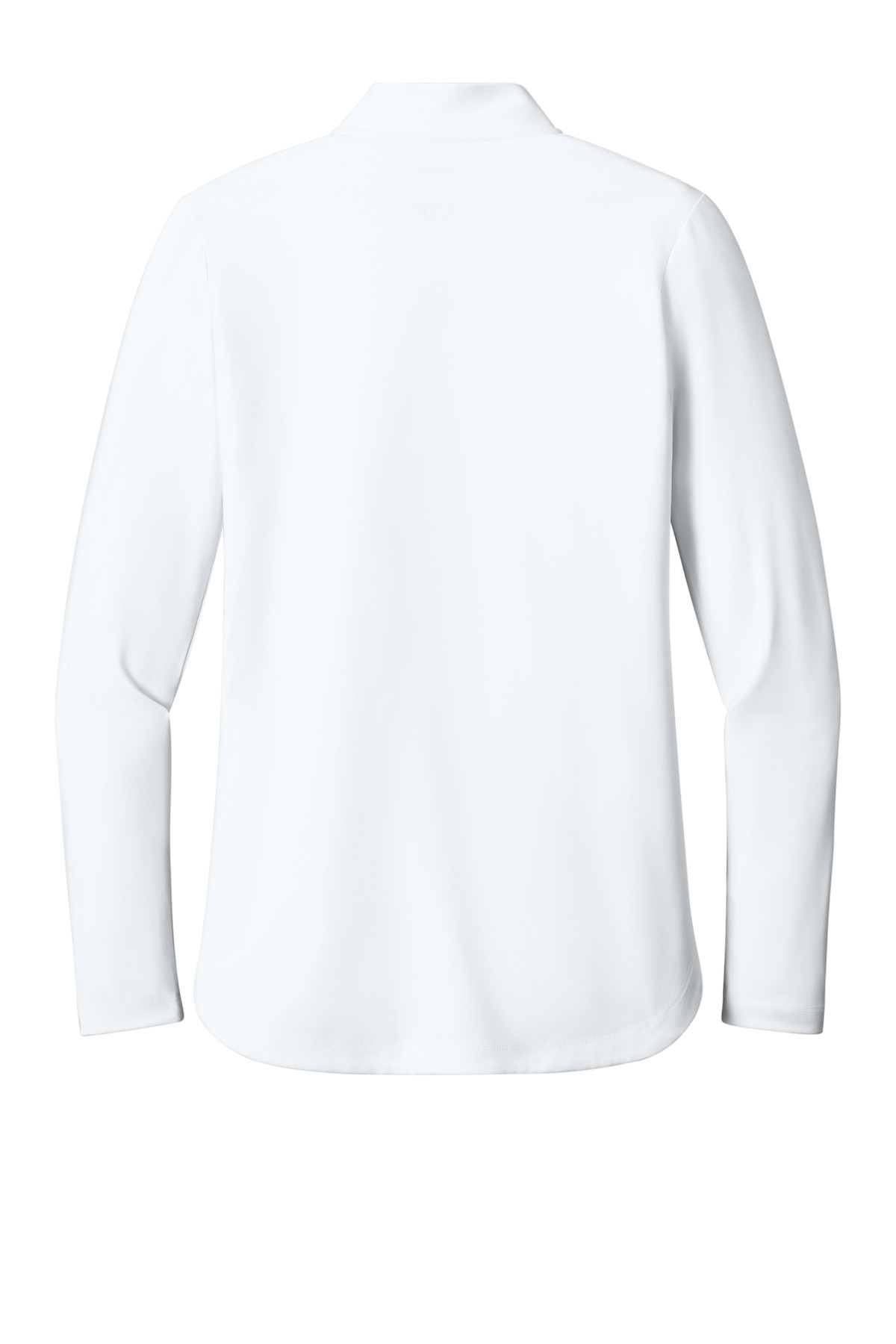 Port Authority Women's C-FREE Double Knit 1/4-Zip LK880 in White — Back
