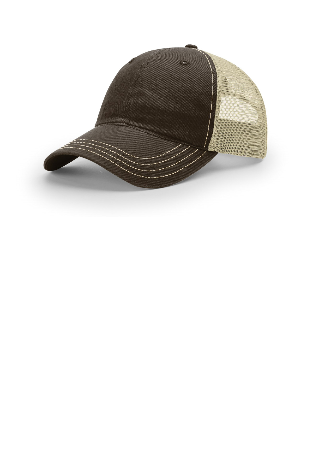 Garment Washed Trucker - Brown/ Khaki