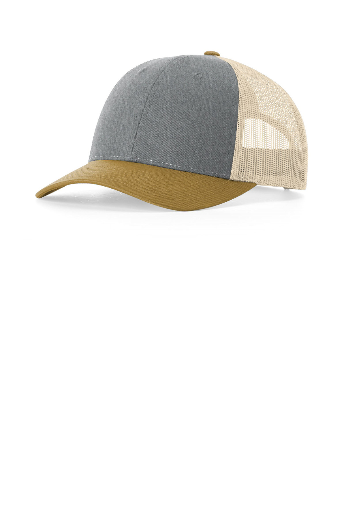 Low Pro Trucker - Heather Grey/ Birch/ Amber Gold
