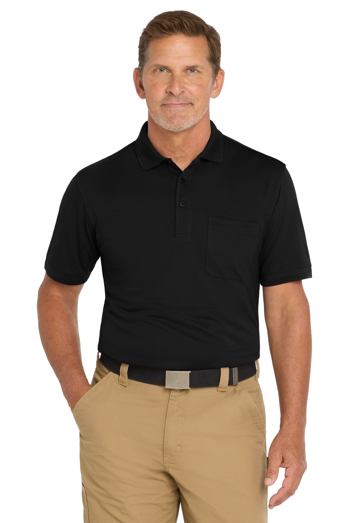 CornerStone Industrial Snag-Proof Pique Pocket Polo-CornerStone