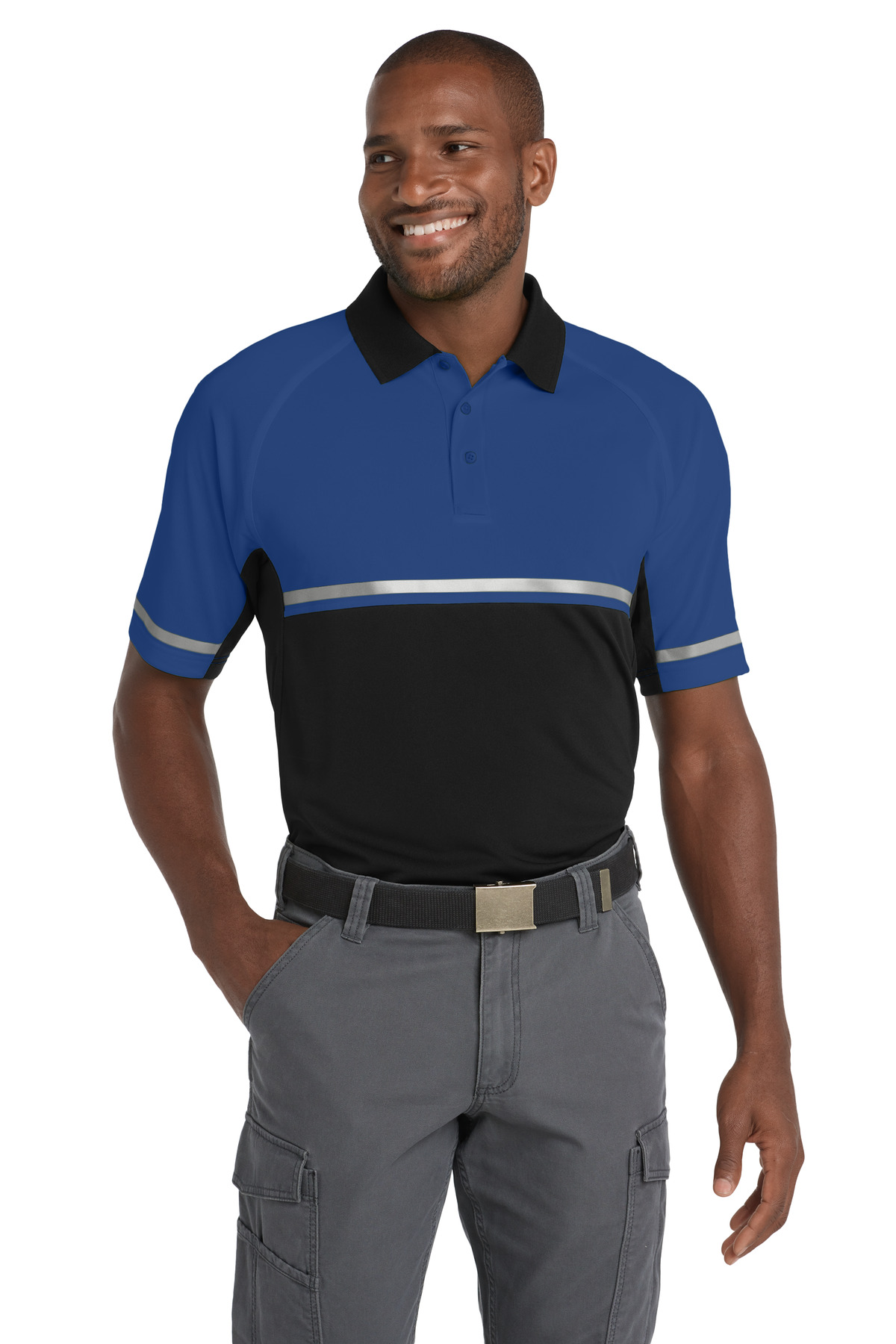 CornerStone Select Lightweight Snag-Proof Enhanced Visibility Polo-CornerStone