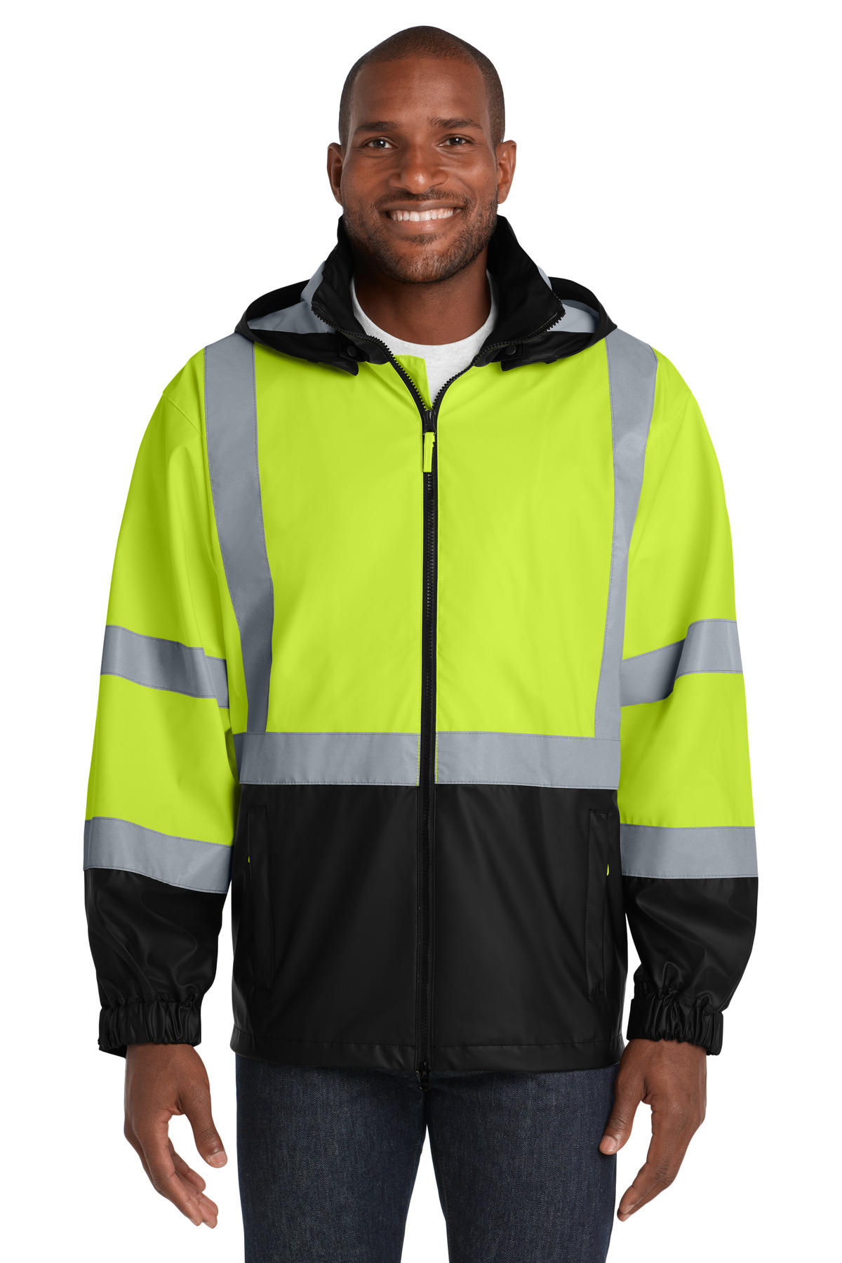 CornerStone - ANSI 107 Class 3 Safety Windbreaker-CornerStone