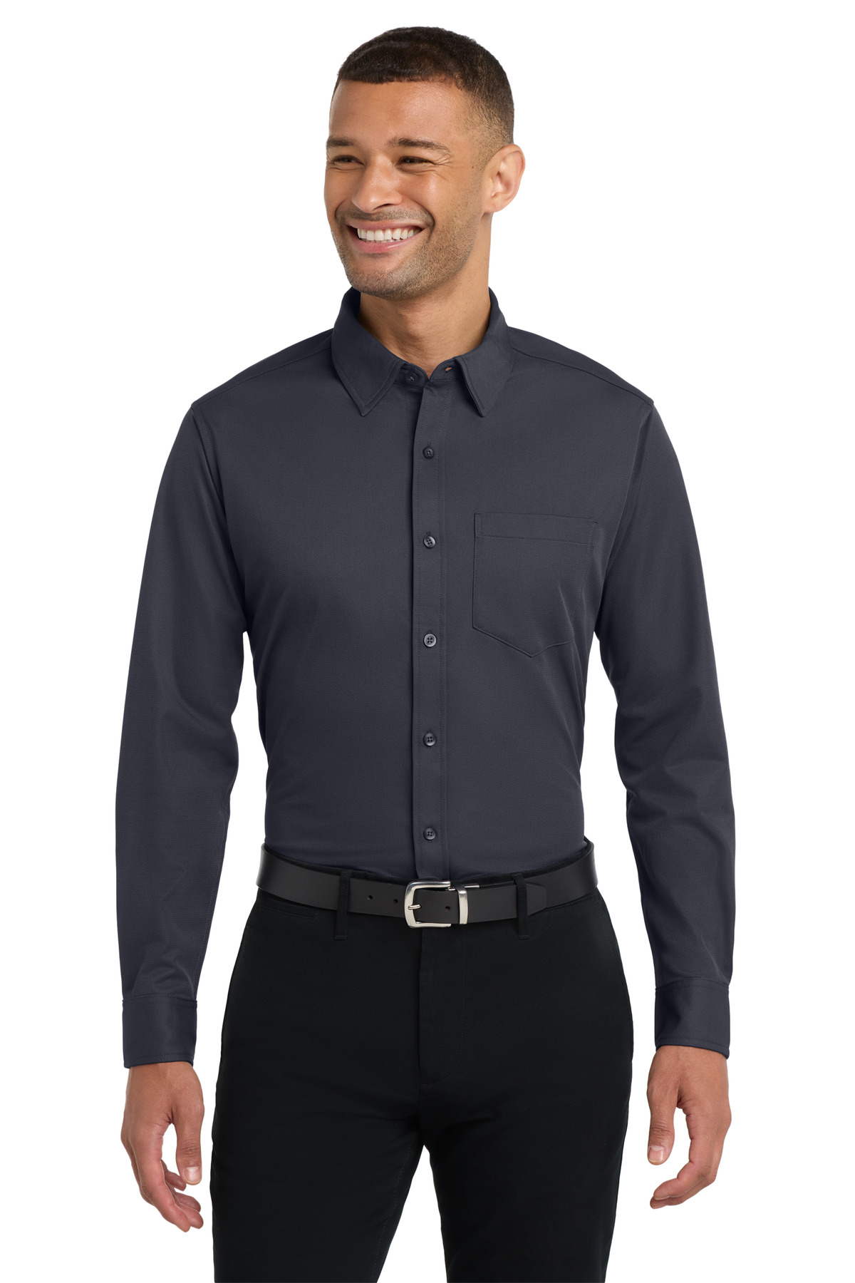 Port Authority Dimension Knit Dress Shirt-Port Authority