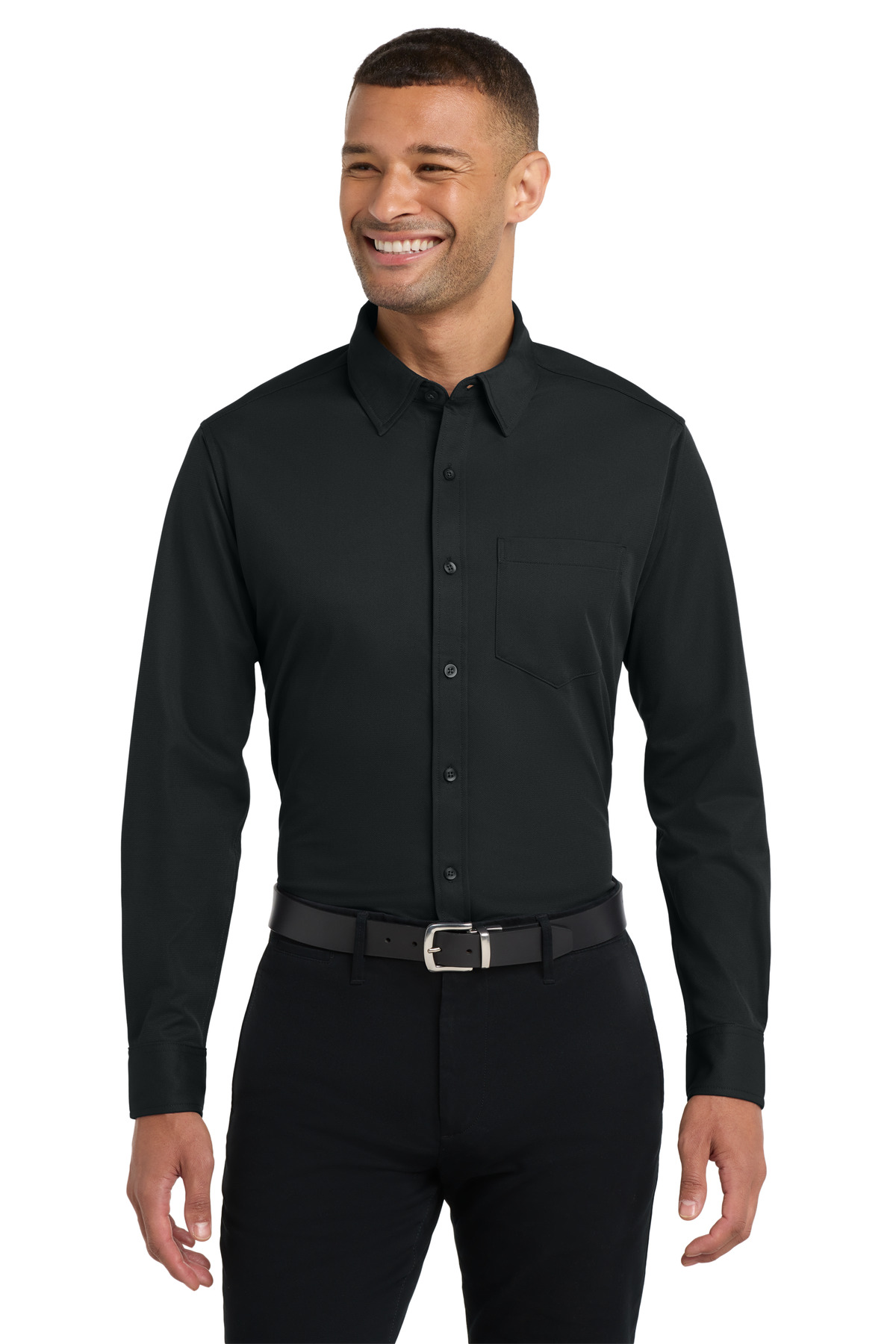 Port Authority ® Dimension Knit Dress Shirt. K570 - Image 2
