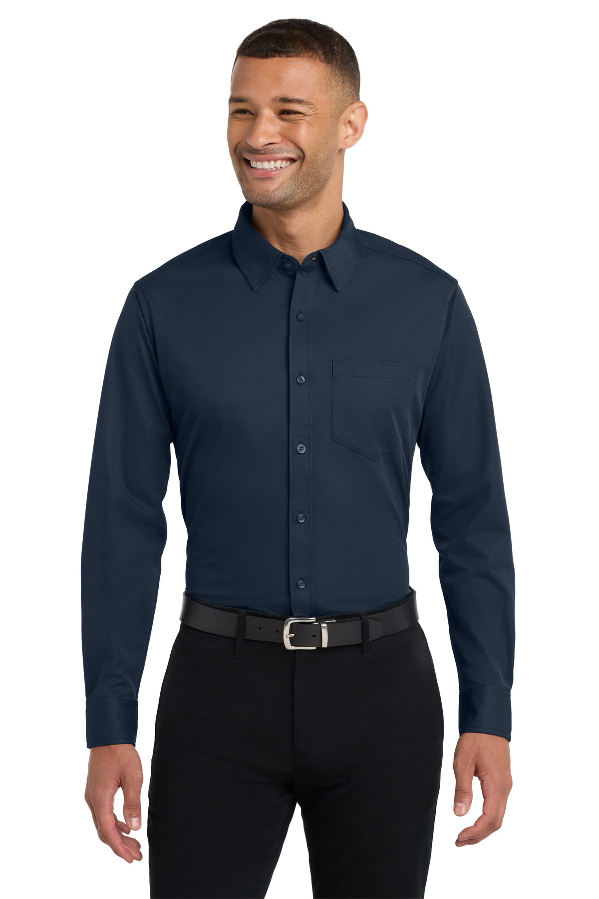 Port Authority ® Dimension Knit Dress Shirt. K570 - Image 3