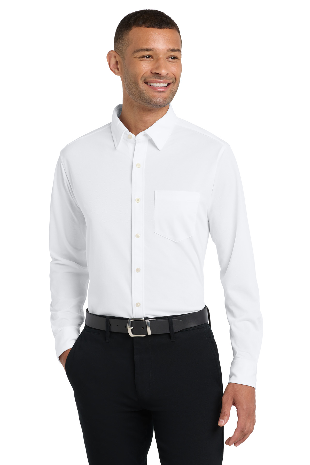 Port Authority ® Dimension Knit Dress Shirt. K570 - Image 5