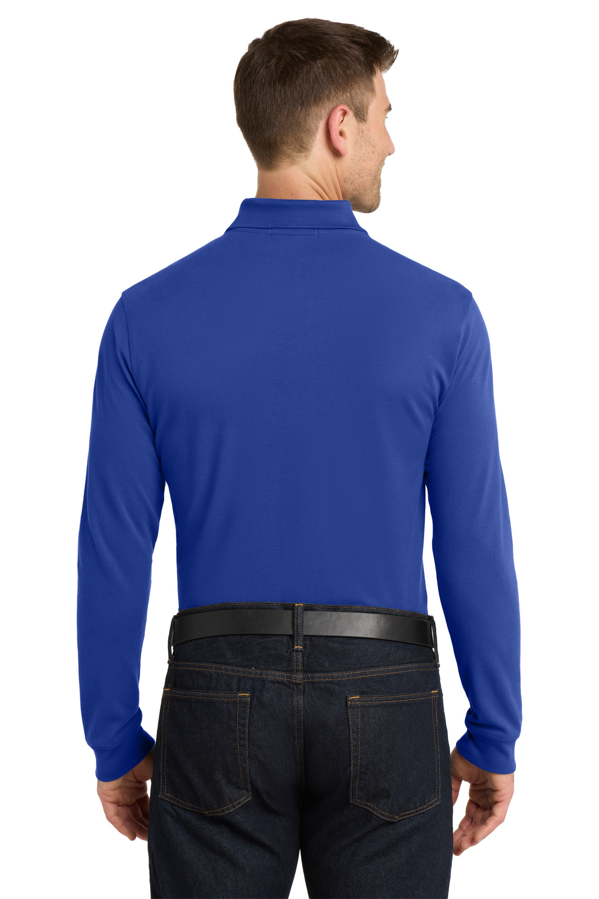 Port Authority EZCotton Long Sleeve Polo. K8000LS